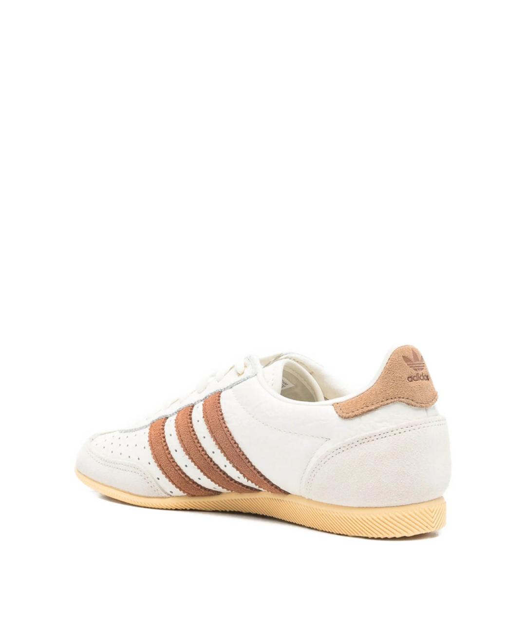 ADIDAS Бежевые кожаные кроссовки, фото 4