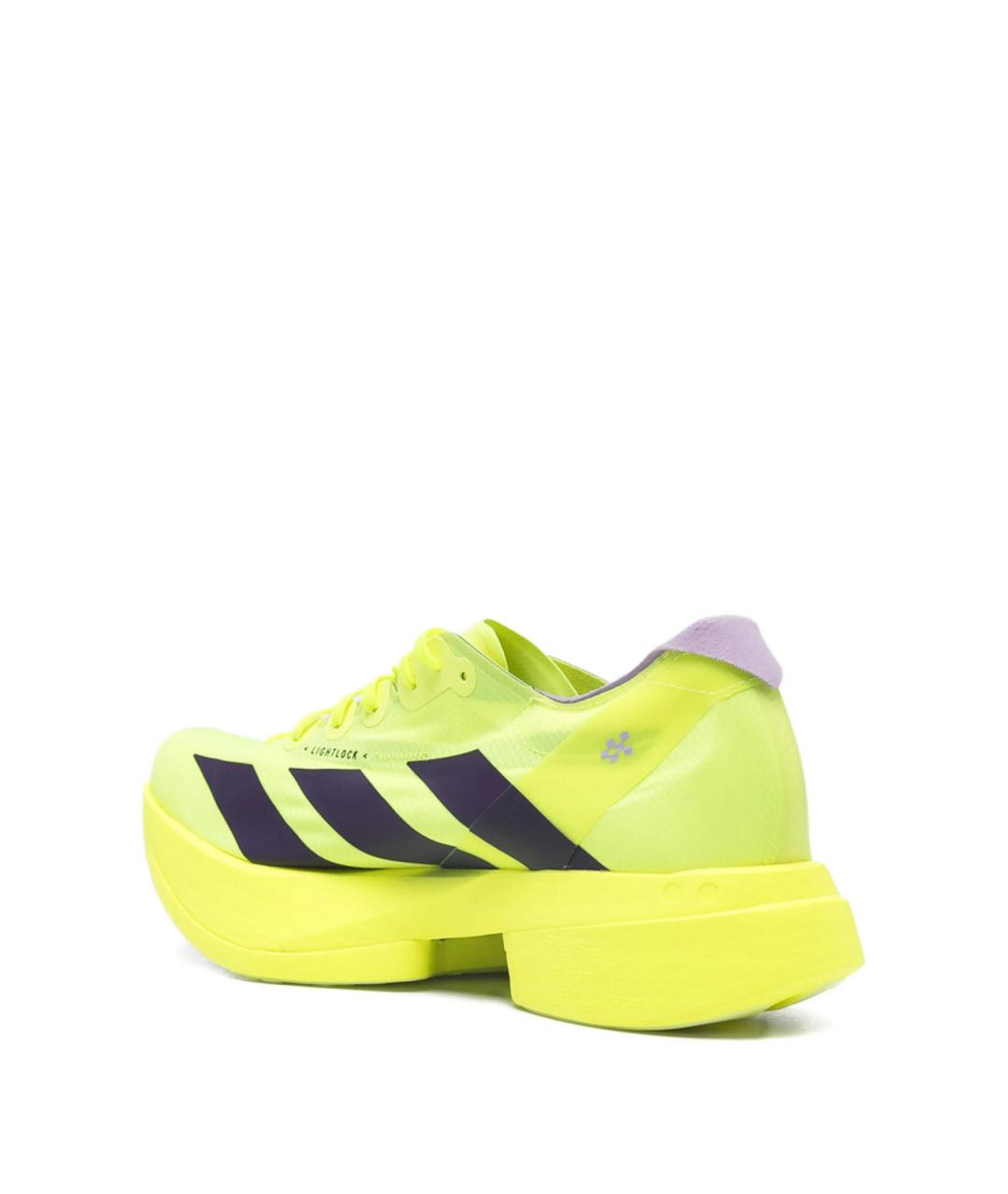 ADIDAS Желтые резиновые низкие кроссовки / кеды, фото 2