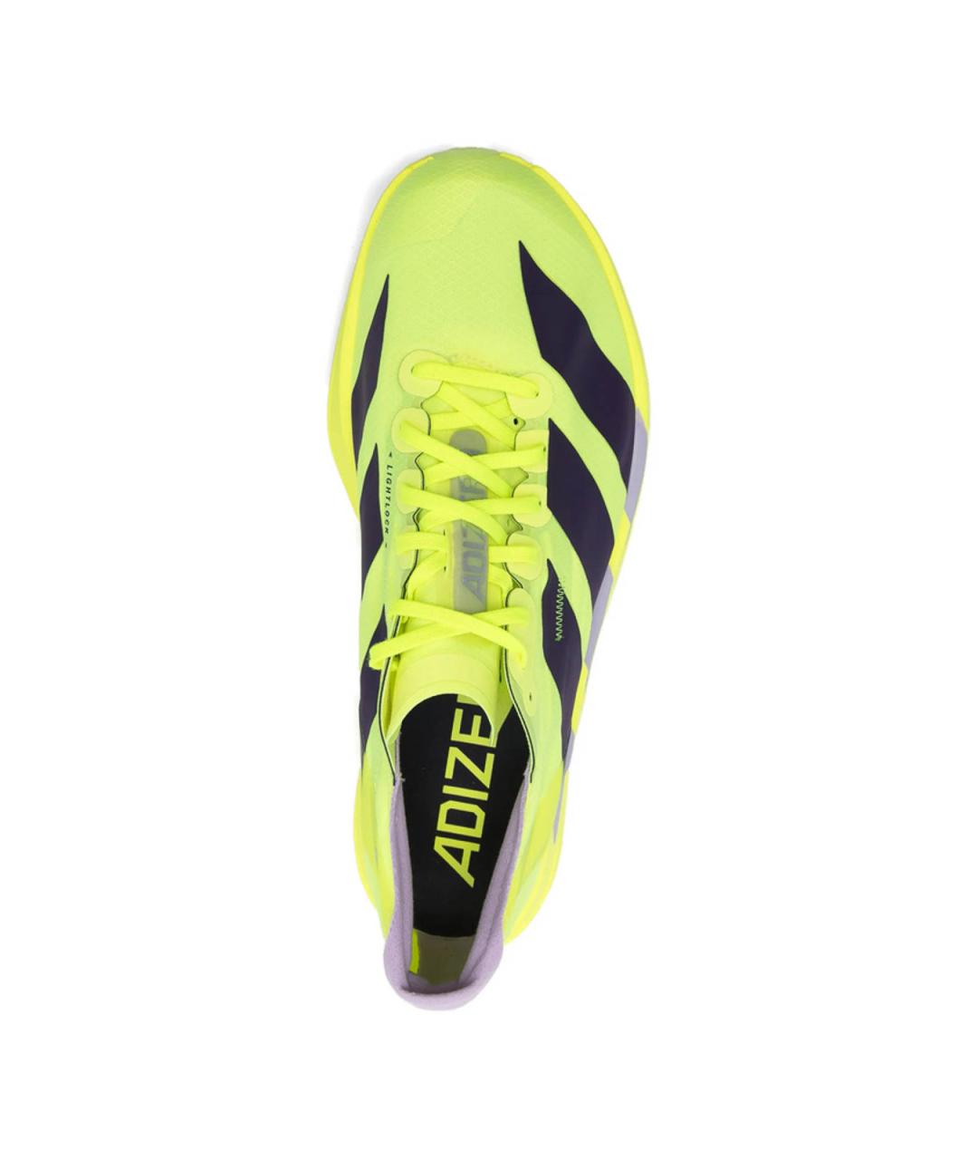 ADIDAS Желтые резиновые низкие кроссовки / кеды, фото 3