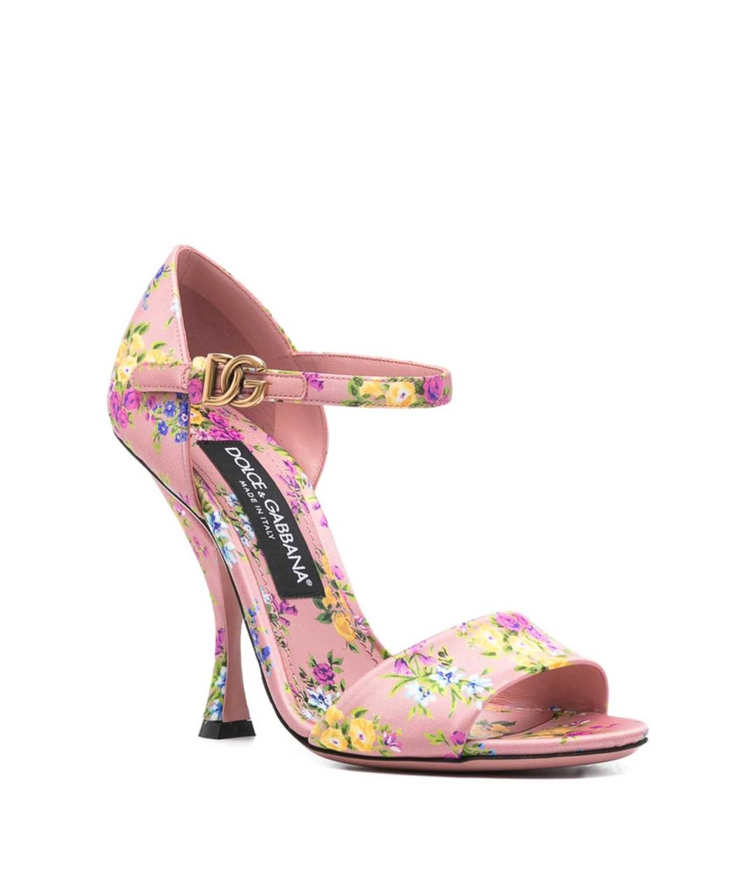 DOLCE&GABBANA Мульти кожаные босоножки, фото 2