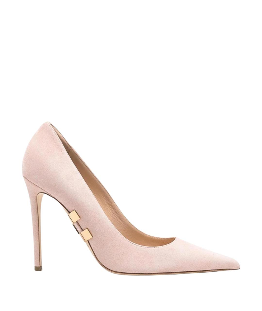 ELISABETTA FRANCHI Розовые замшевые туфли, фото 1