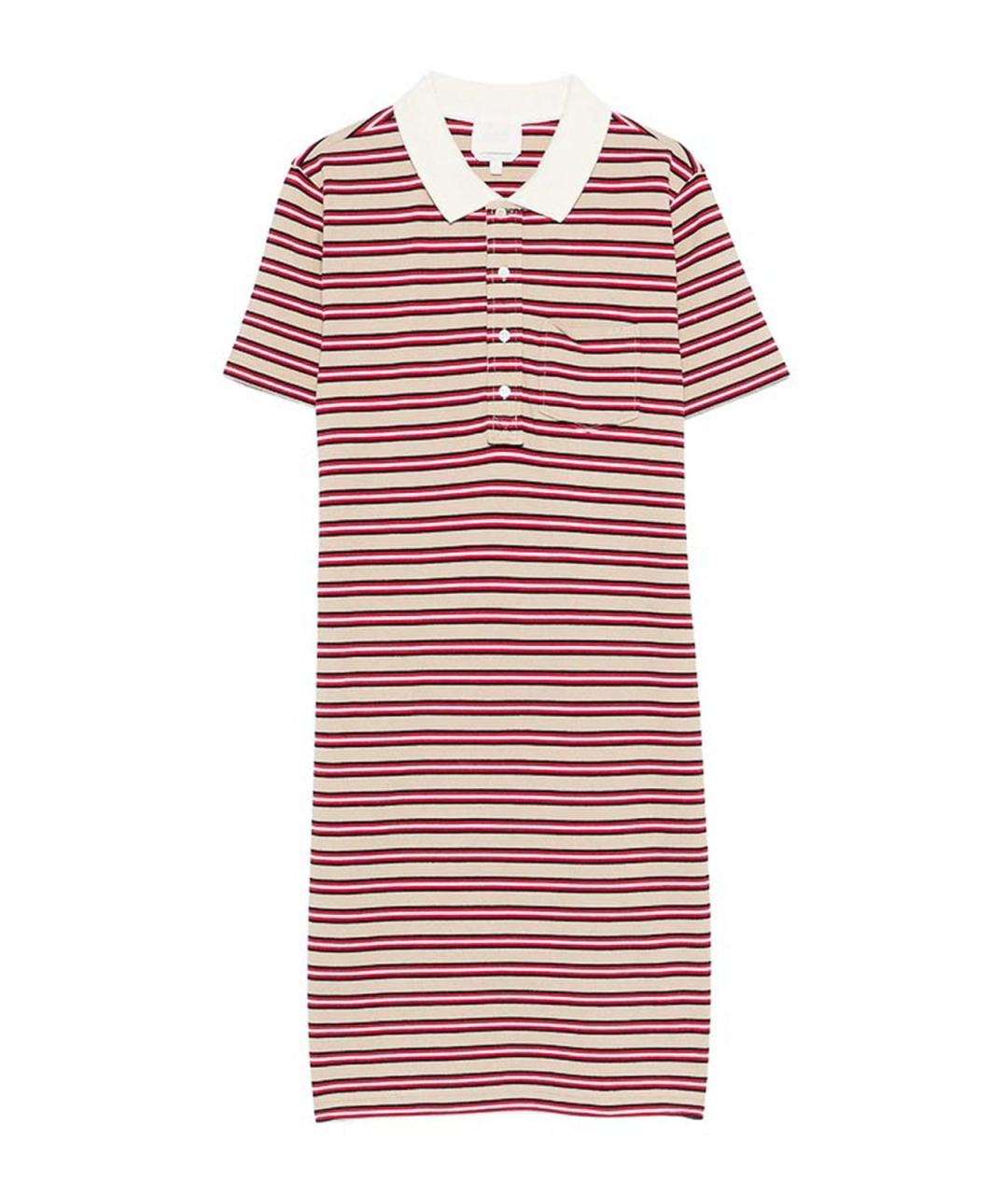 A.P.C. Бежевое хлопковое повседневное платье, фото 1