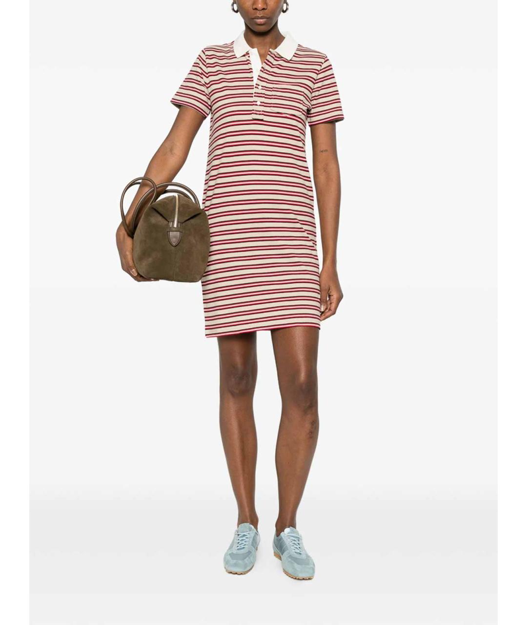 A.P.C. Бежевое хлопковое повседневное платье, фото 4