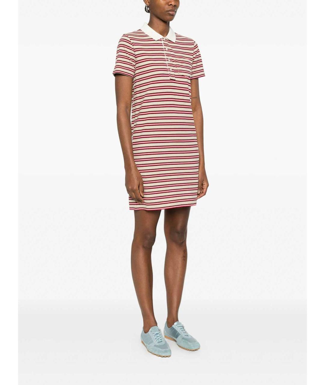A.P.C. Бежевое хлопковое повседневное платье, фото 2