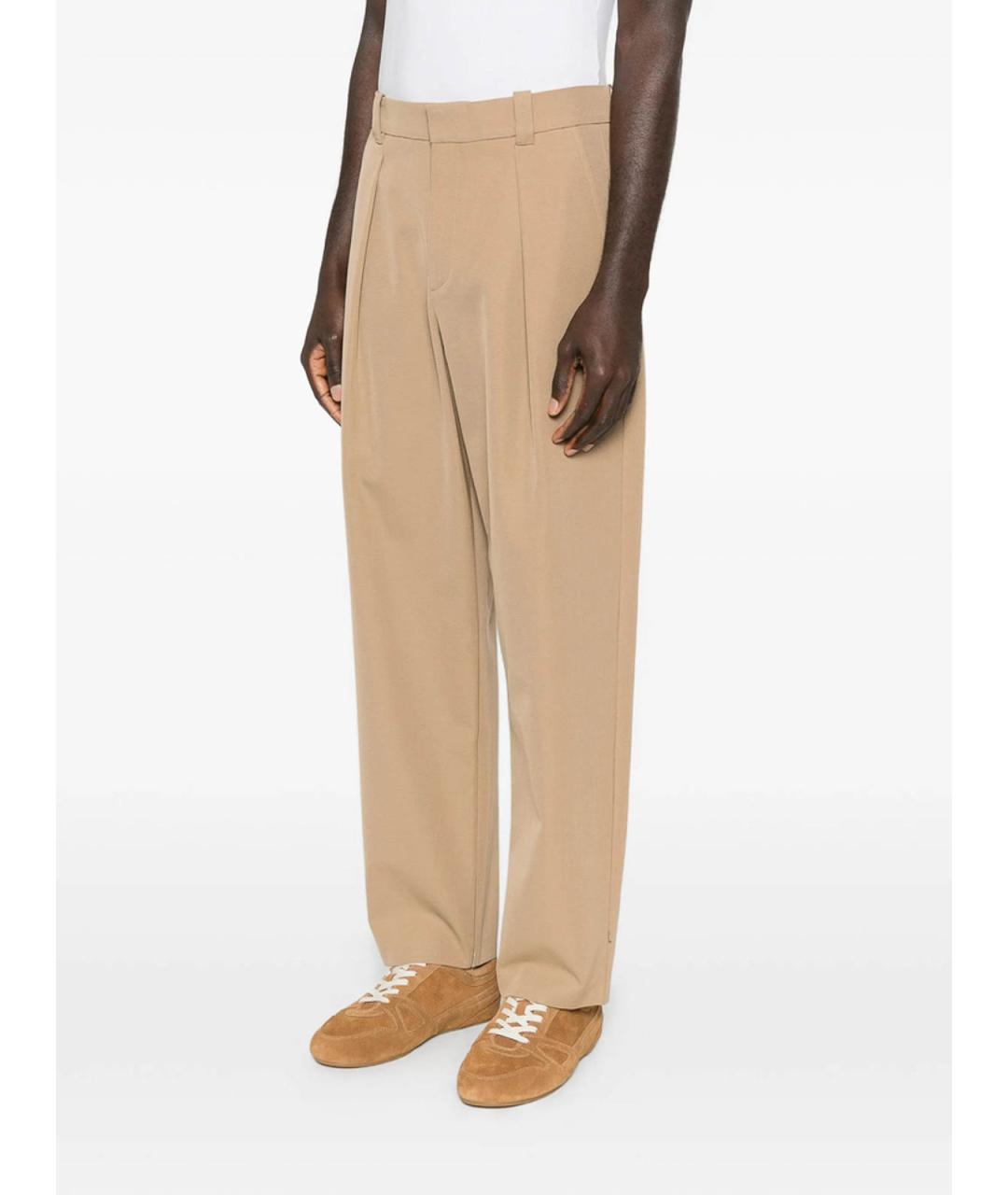 A.P.C. Бежевые хлопковые повседневные брюки, фото 2