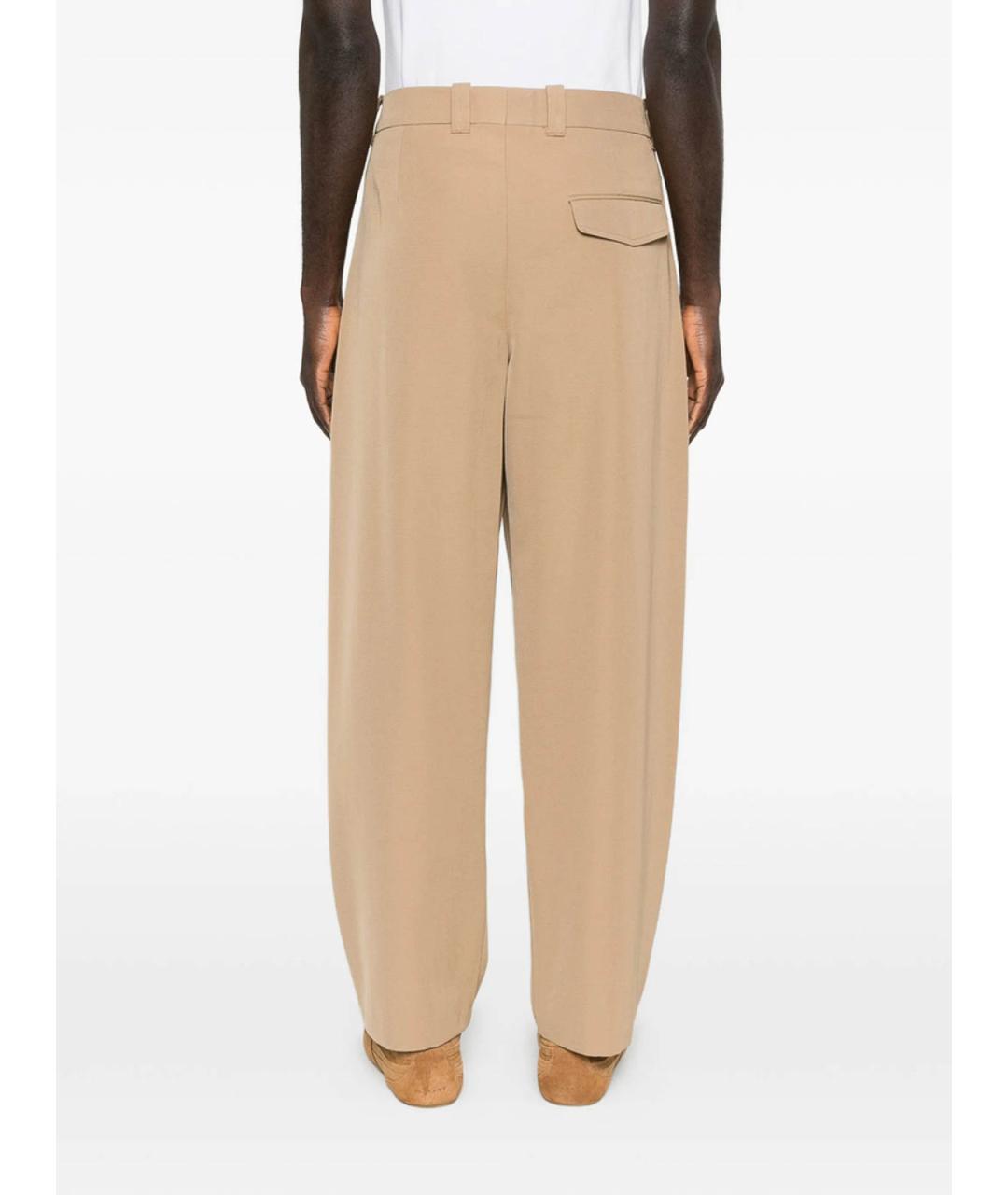 A.P.C. Бежевые хлопковые повседневные брюки, фото 3