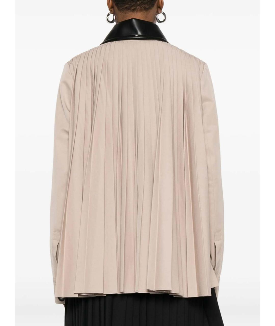 SPORTMAX Бежевая хлопковая куртка, фото 3