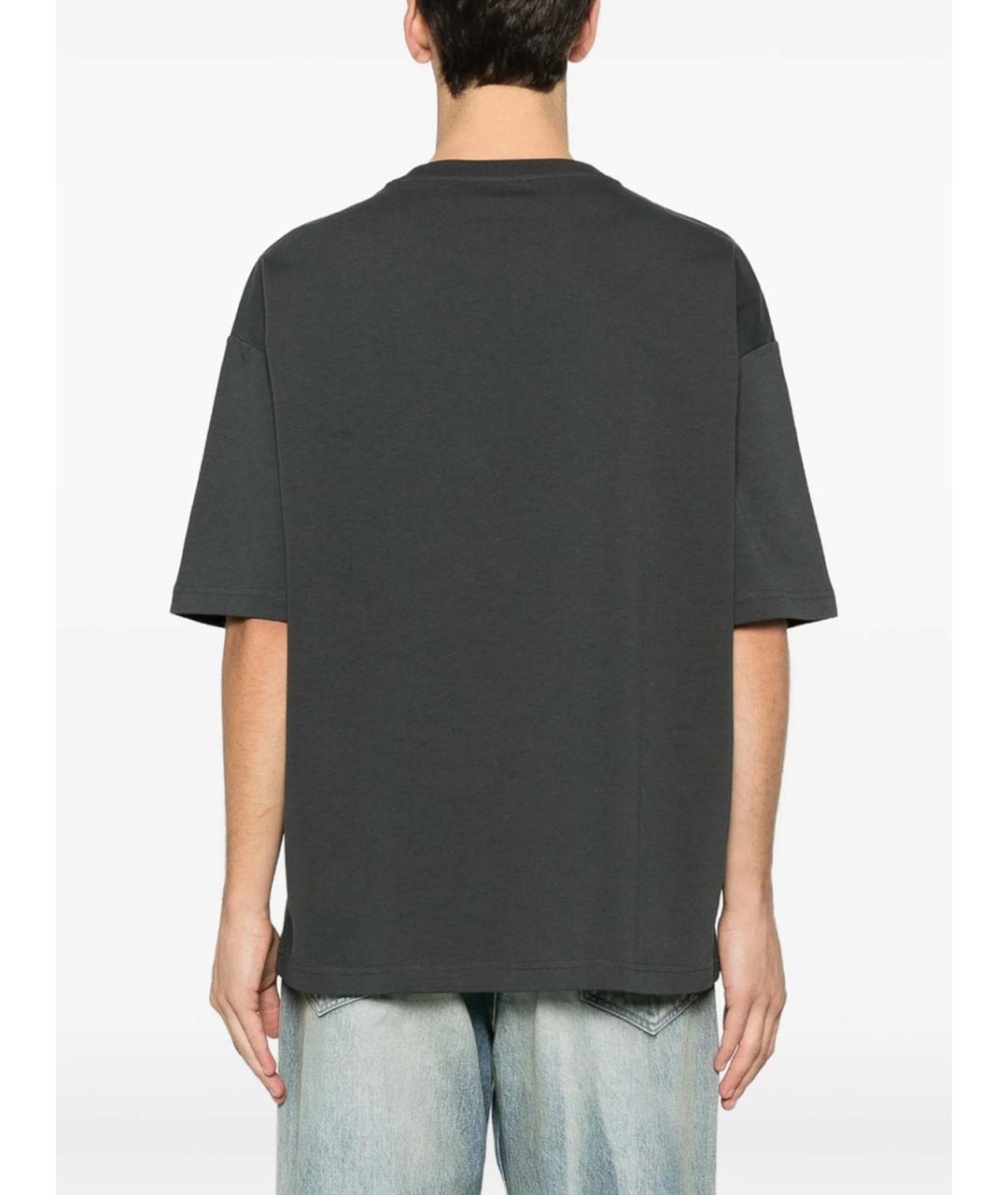 A.P.C. Серая хлопковая футболка, фото 5