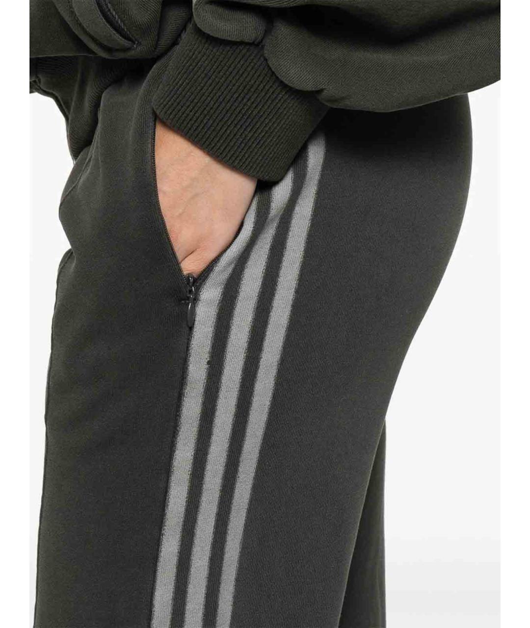 ADIDAS Серые хлопковые брюки широкие, фото 5