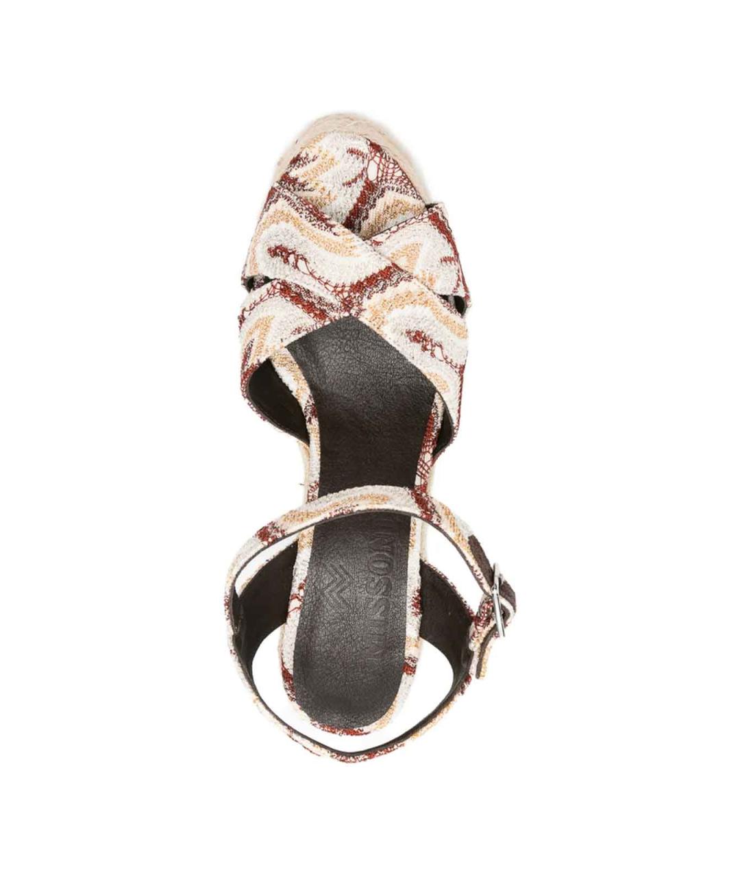 MISSONI Мульти кожаные босоножки, фото 3