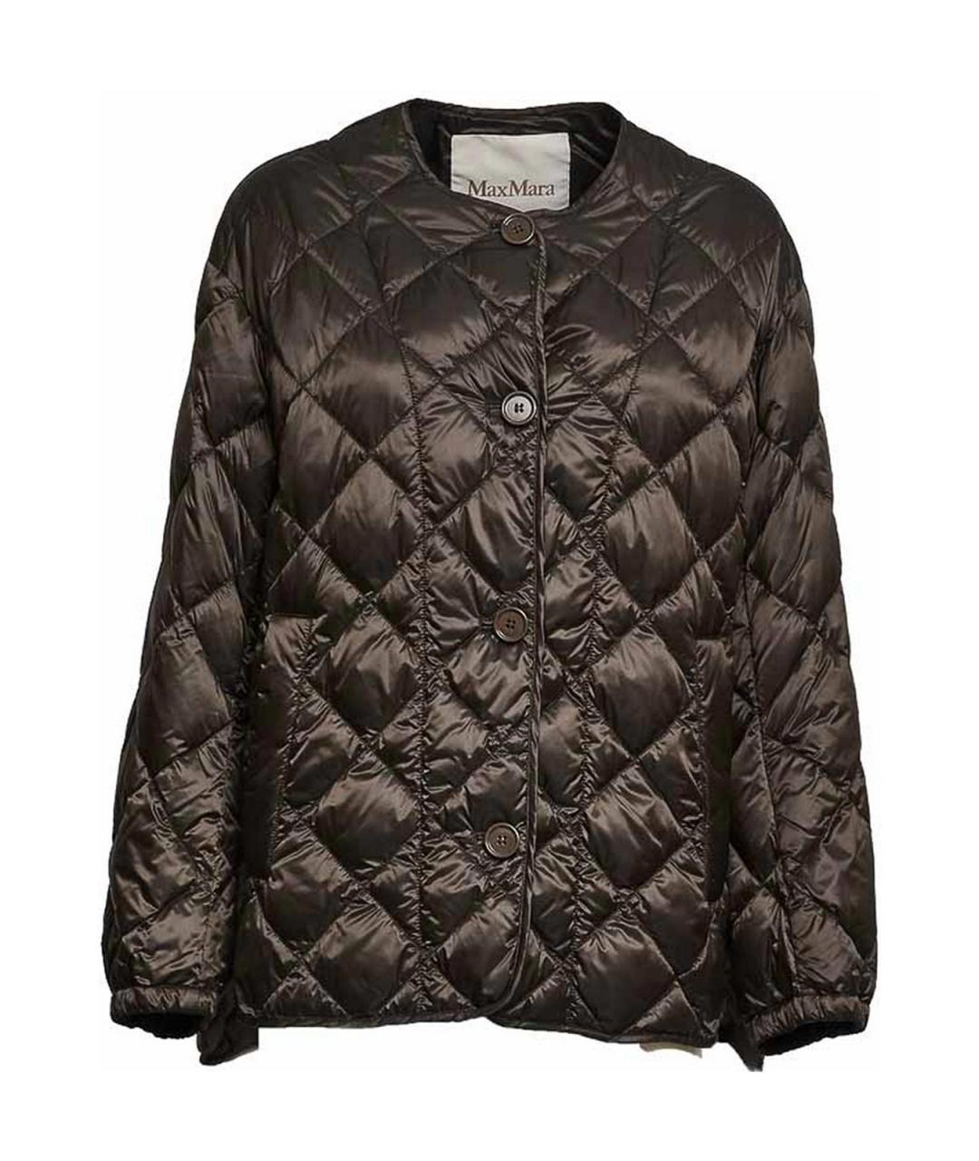 MAX MARA Коричневый пуховик, фото 1