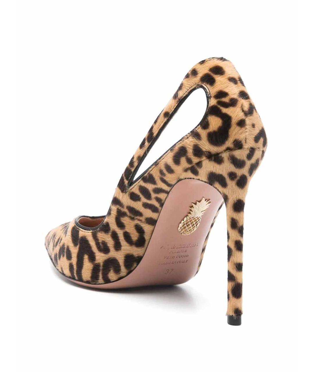 AQUAZZURA Мульти кожаные туфли, фото 4