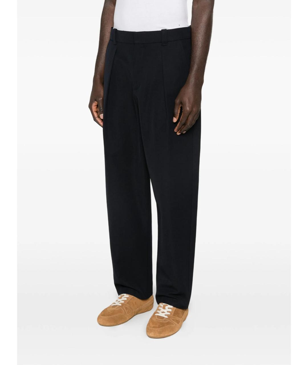 A.P.C. Синие хлопковые повседневные брюки, фото 3