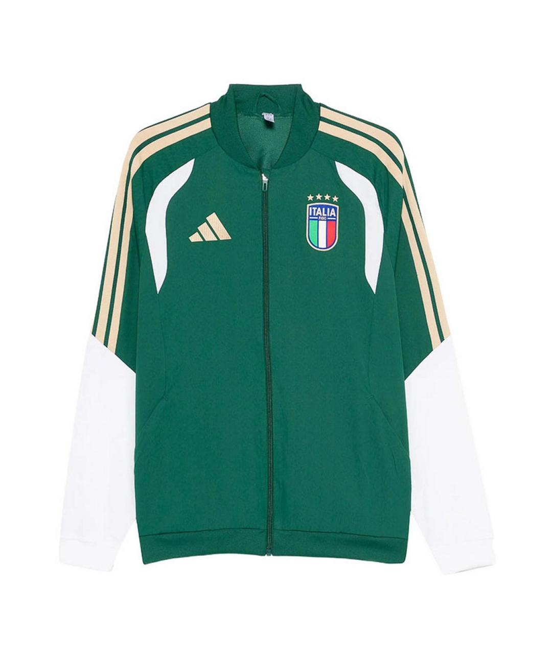 ADIDAS Зеленая полиэстеровая куртка, фото 1