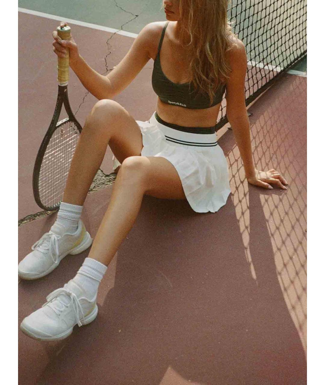 SPORTY AND RICH Зеленая майка, фото 4