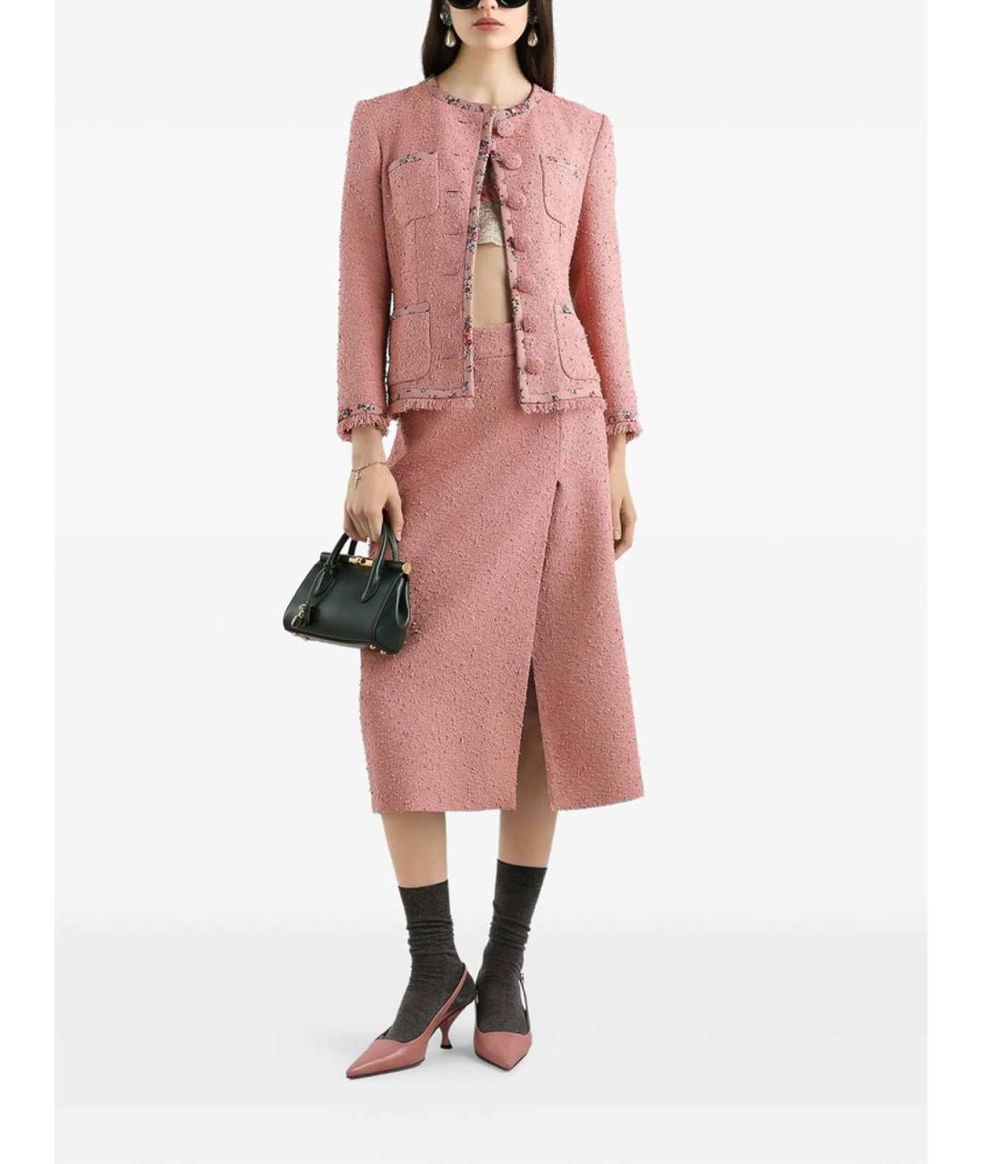 DOLCE&GABBANA Зеленая кожаная сумка с короткими ручками, фото 4