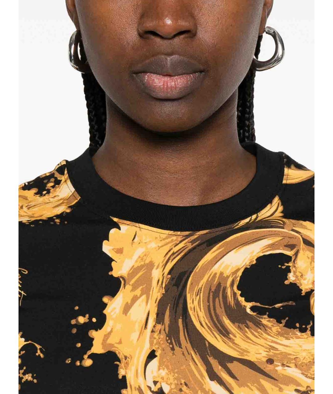 VERSACE JEANS COUTURE Мульти хлопковая футболка, фото 3