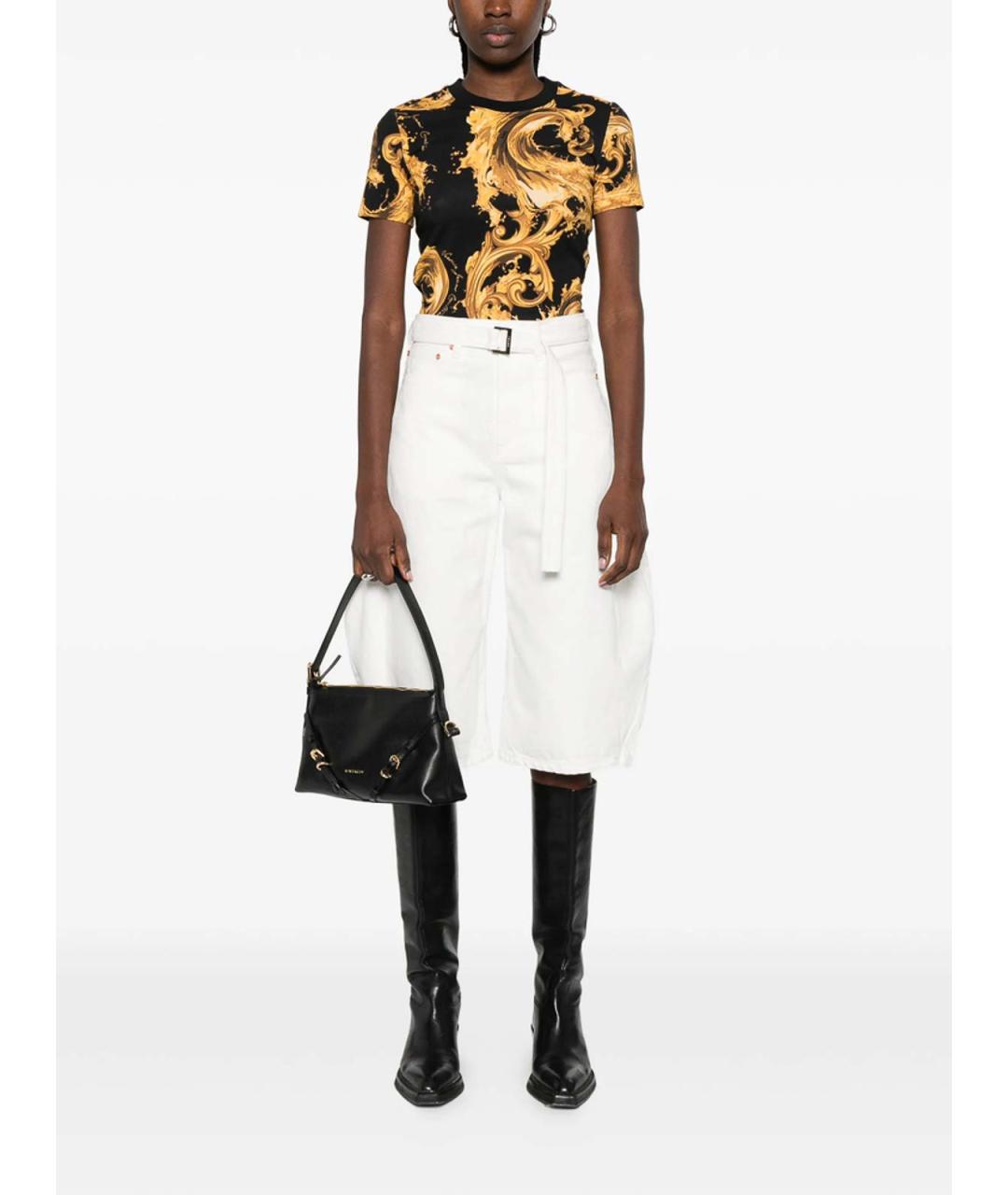 VERSACE JEANS COUTURE Мульти хлопковая футболка, фото 2
