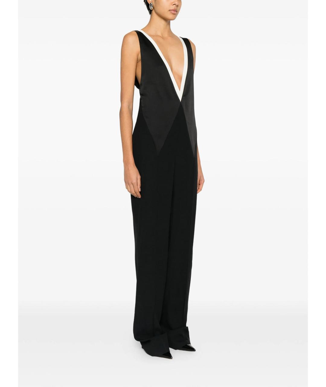 TOM FORD Черный шелковый комбинезон, фото 3