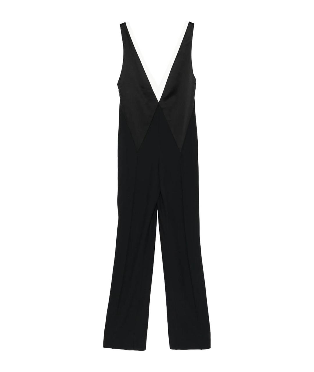 TOM FORD Черный шелковый комбинезон, фото 1