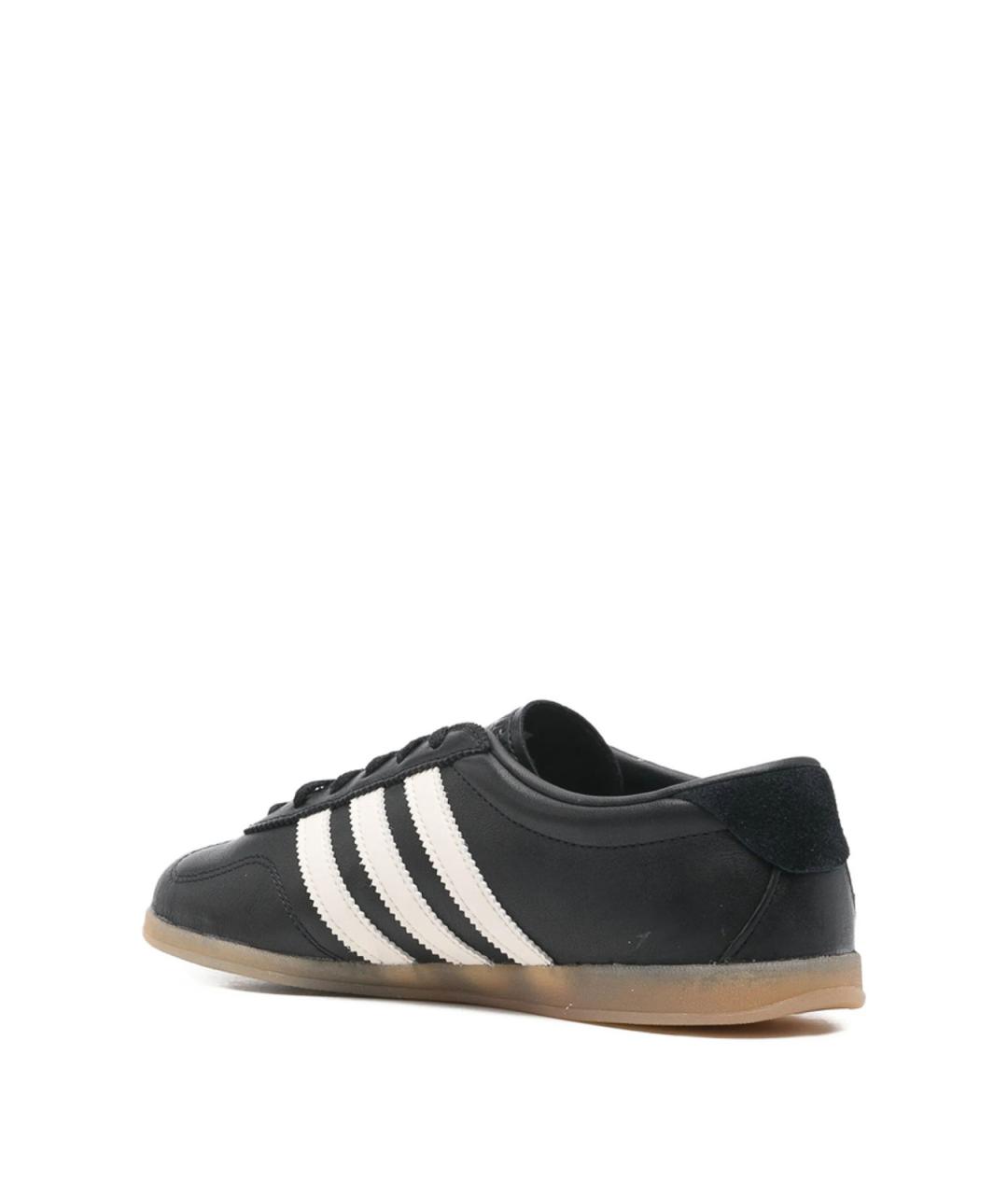 ADIDAS Черные кожаные кеды, фото 3
