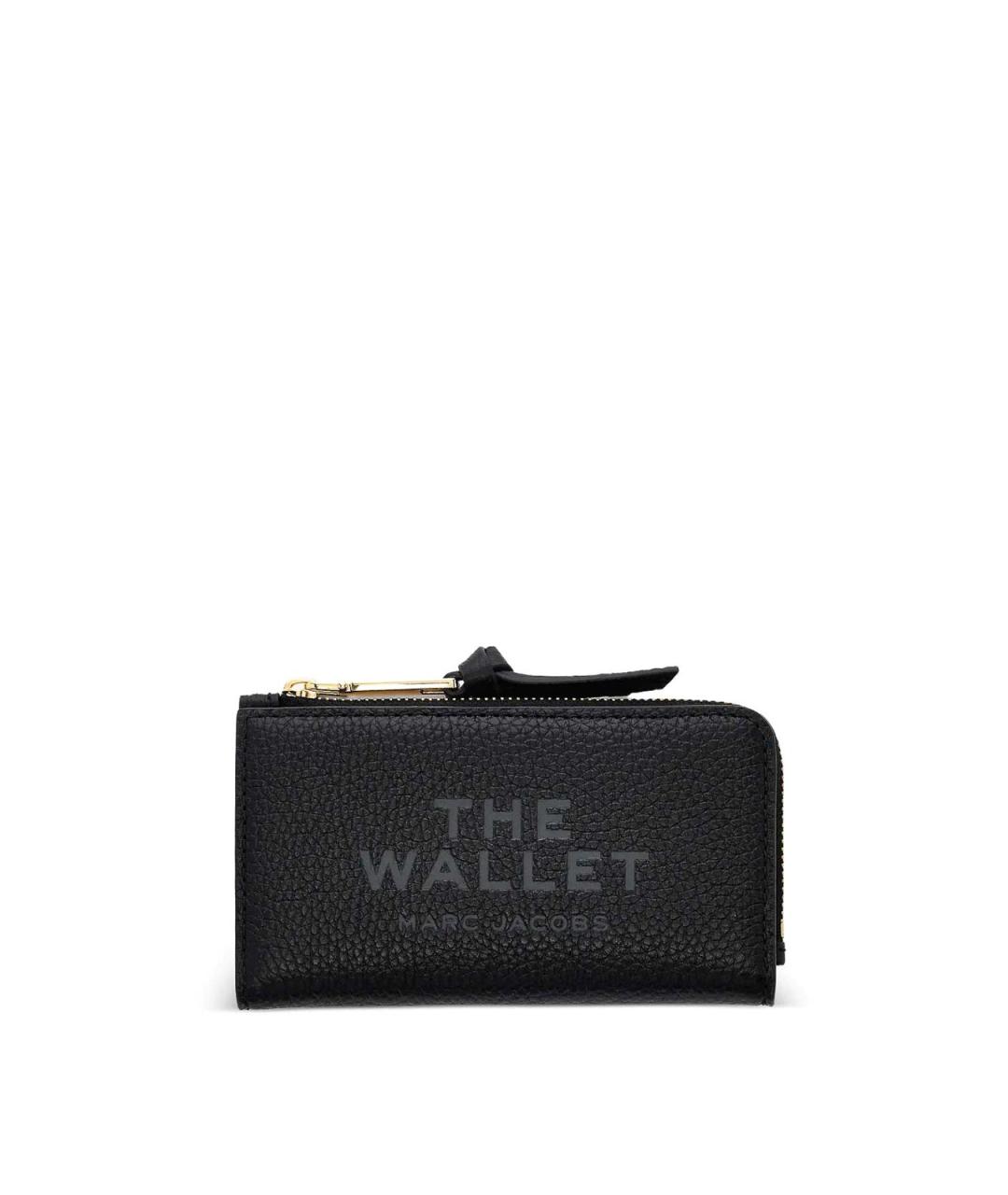 MARC JACOBS Черный кожаный кошелек, фото 1