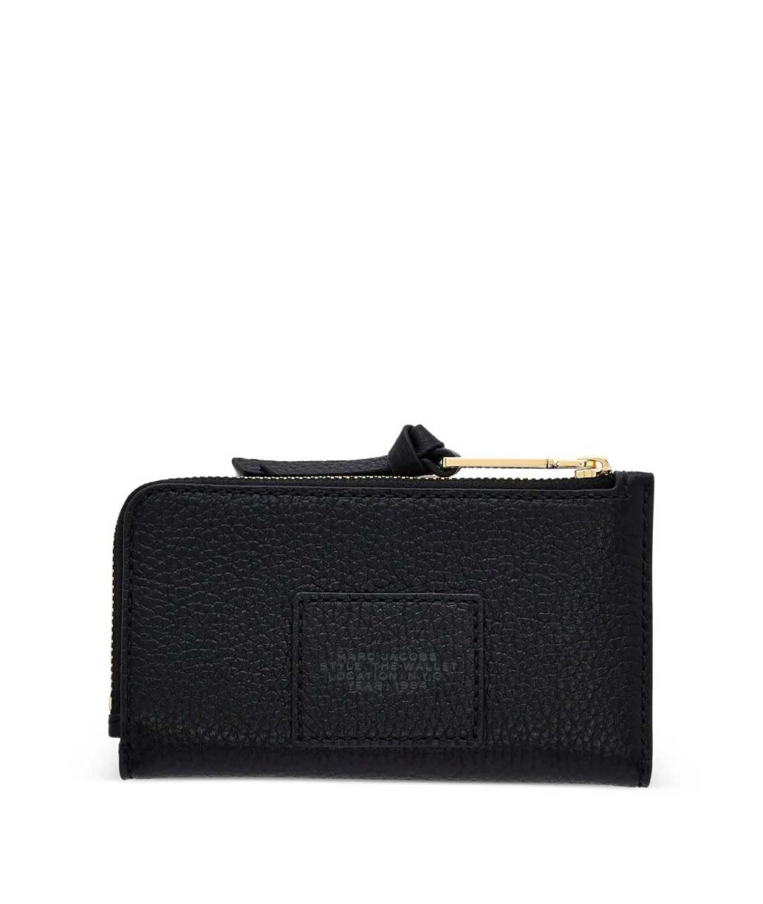 MARC JACOBS Черный кожаный кошелек, фото 2