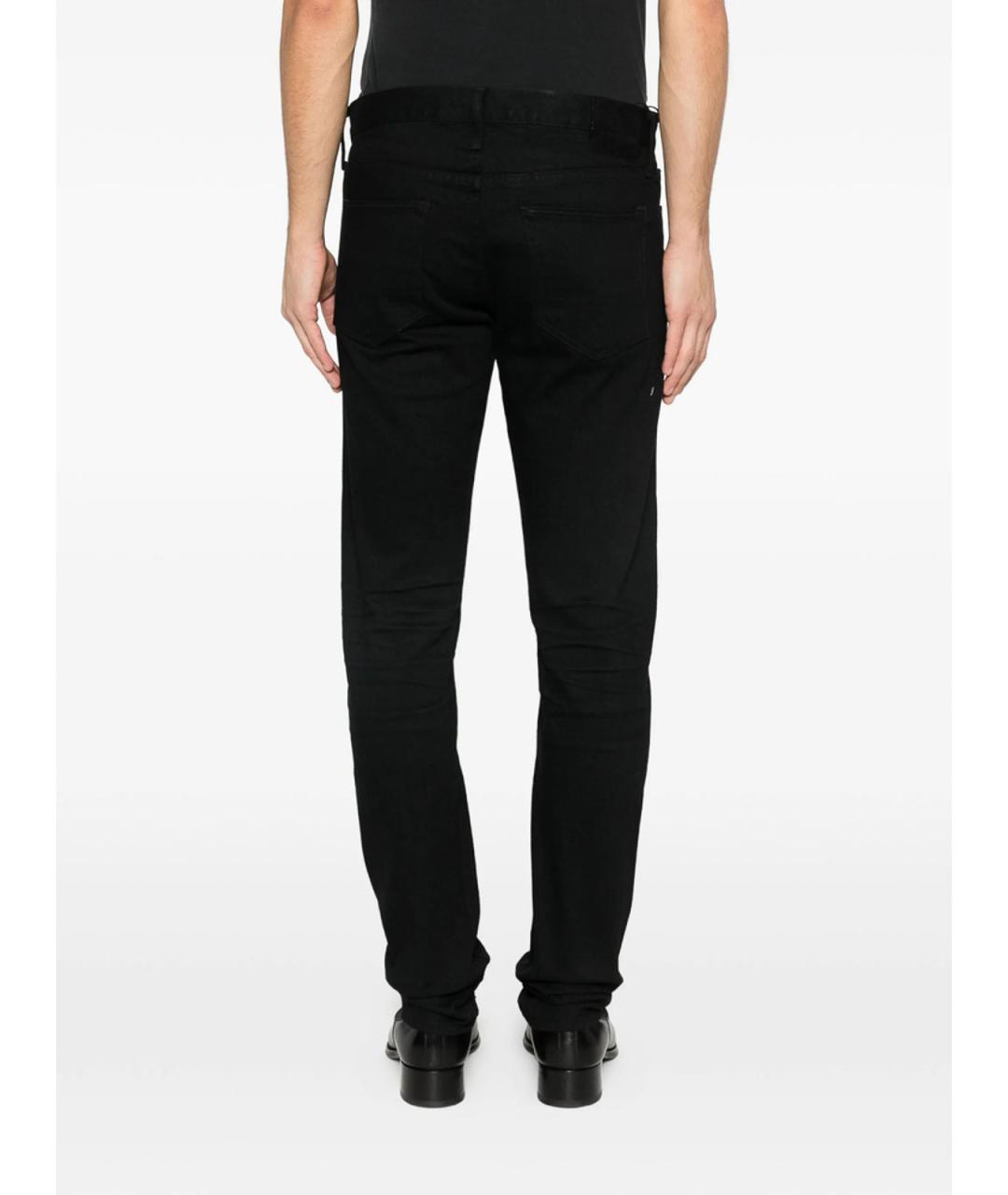 TOM FORD Черные хлопковые прямые джинсы, фото 5