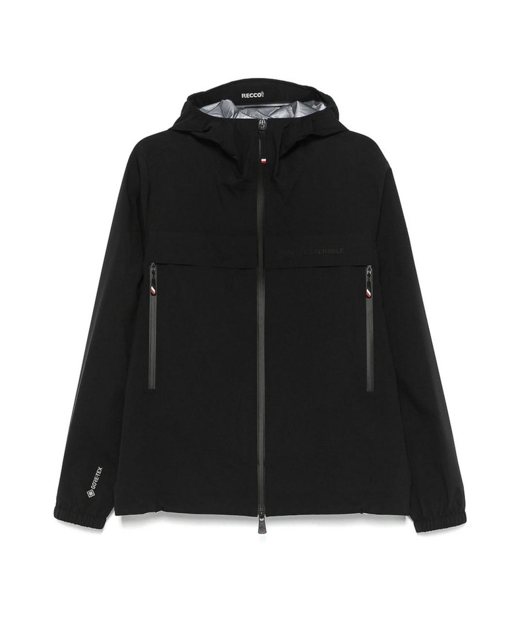 MONCLER Черная полиамидовая куртка, фото 1