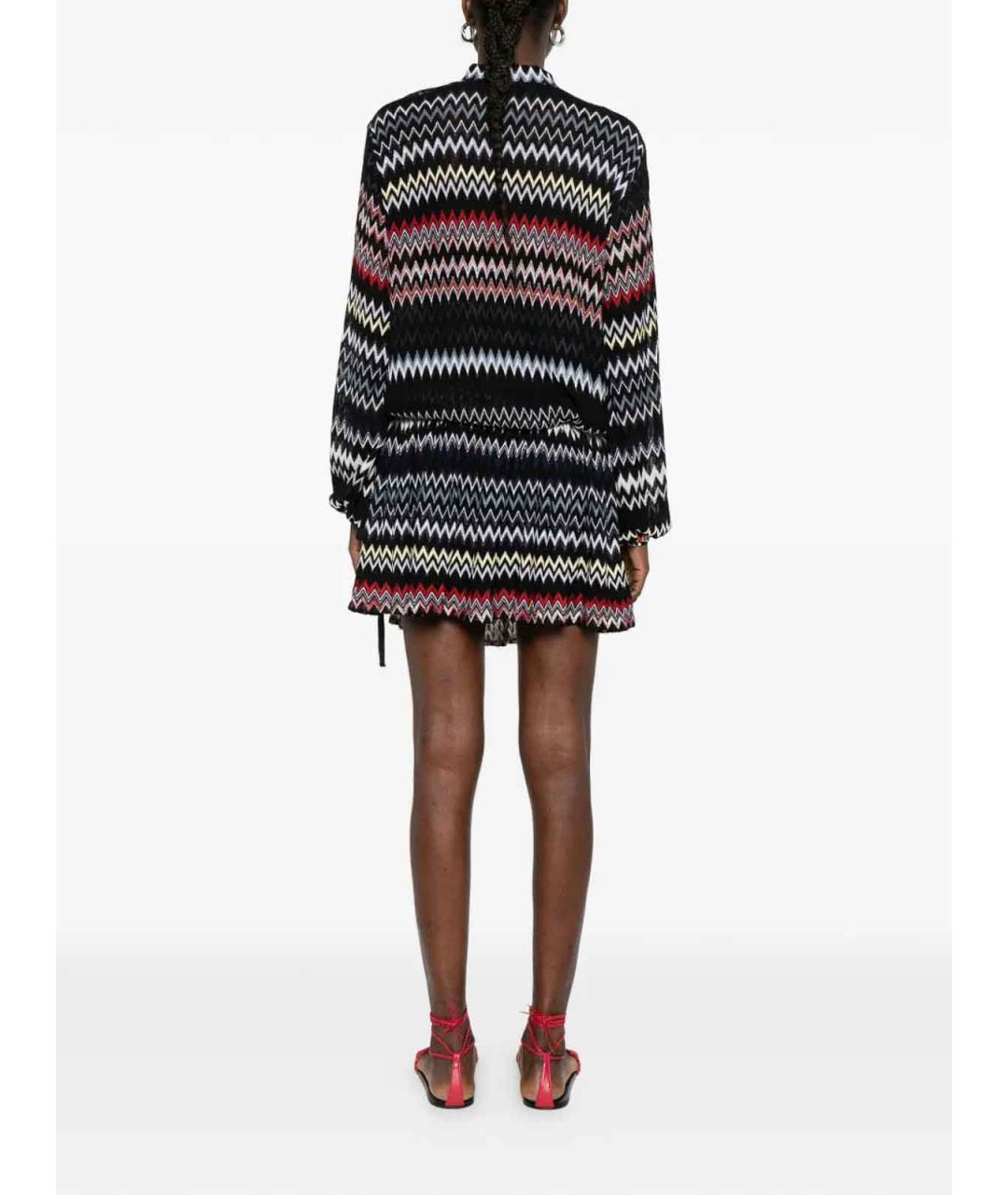 MISSONI Черное вискозное повседневное платье, фото 4