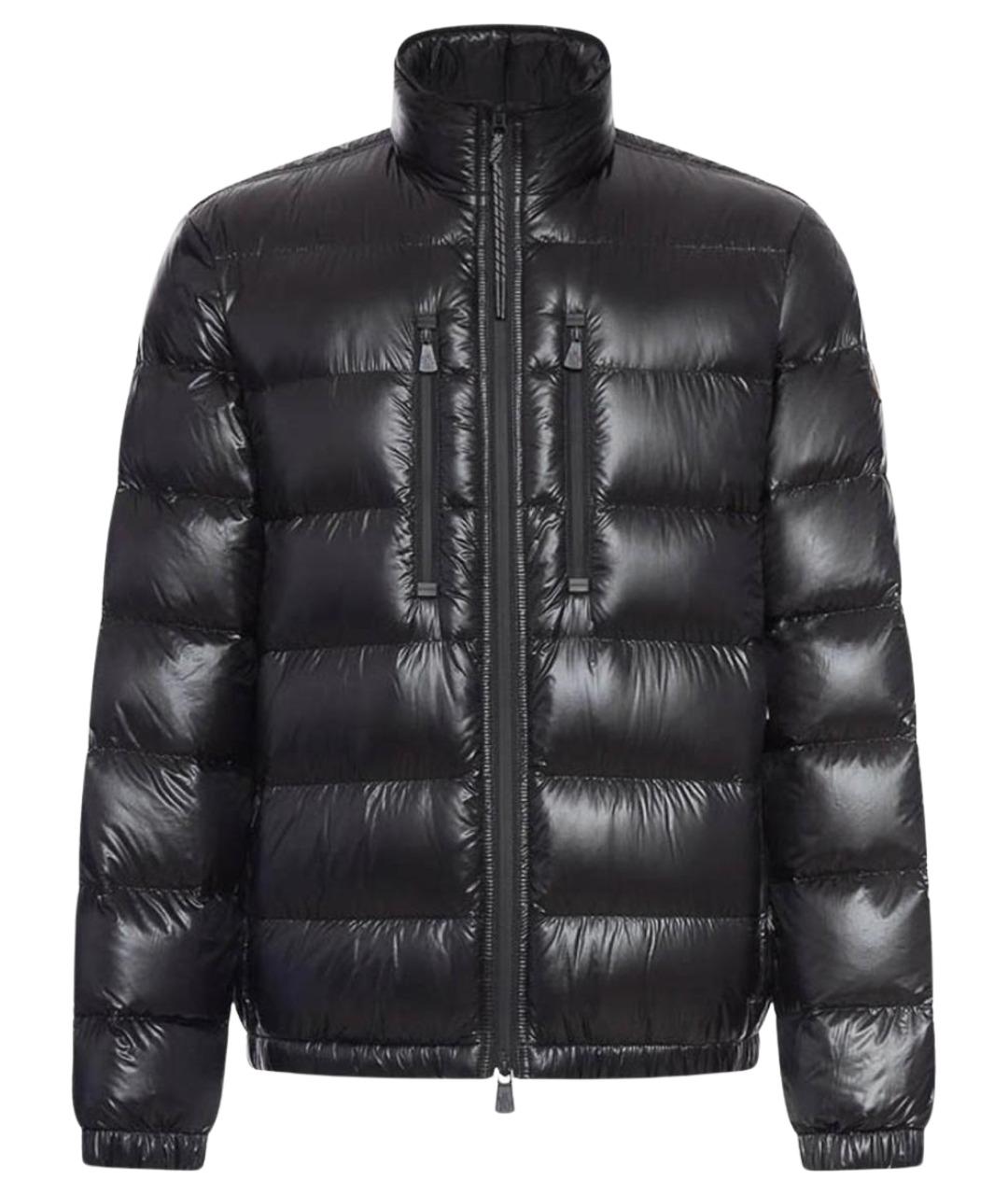 MONCLER Черный пуховик, фото 1