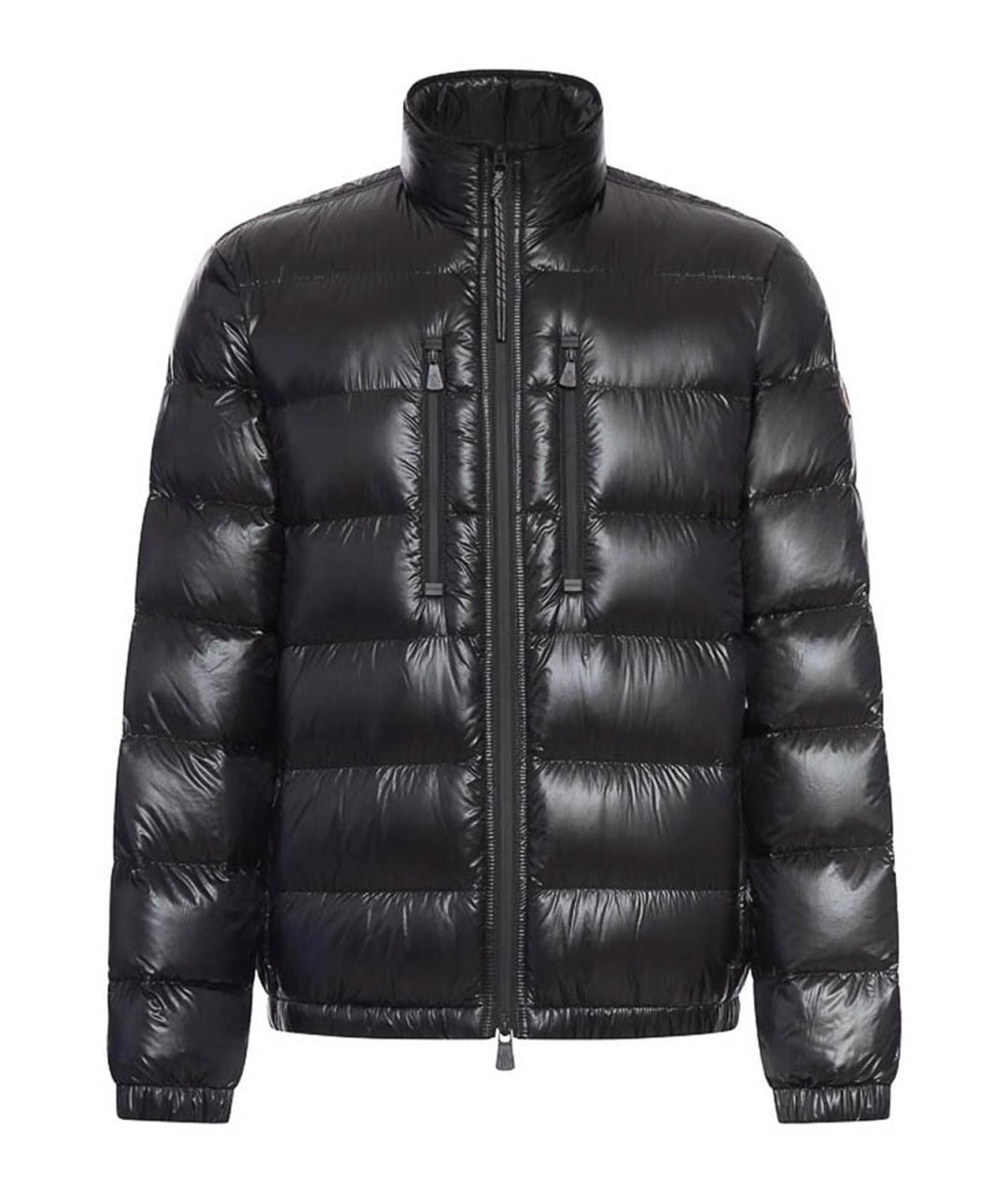 MONCLER Черный пуховик, фото 3