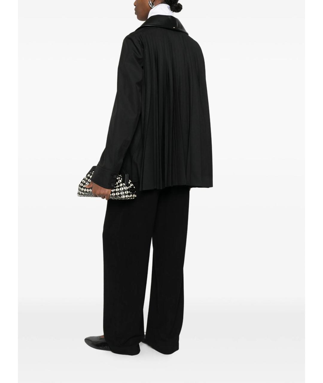 SPORTMAX Черная полиэстеровая куртка, фото 3