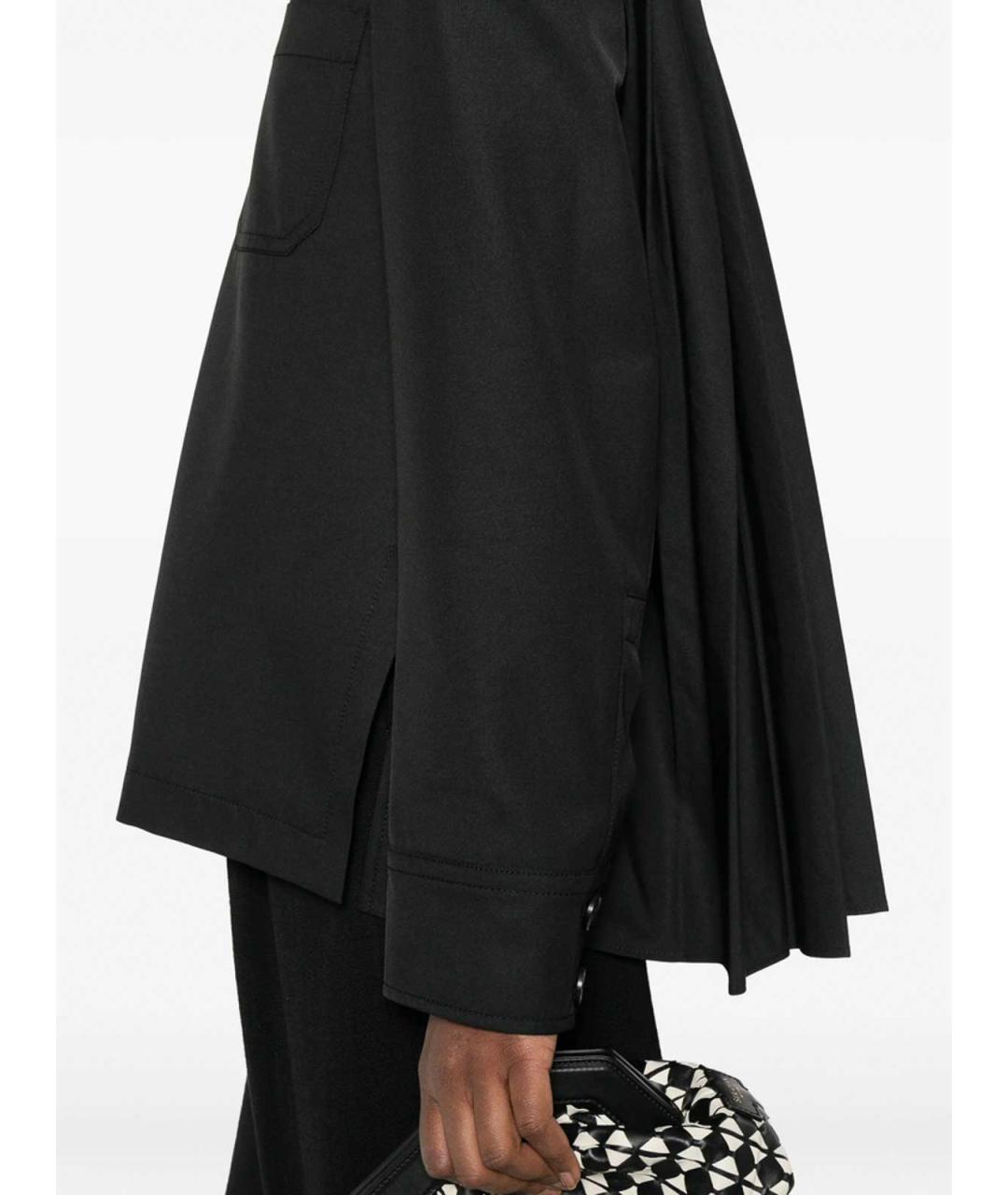 SPORTMAX Черная полиэстеровая куртка, фото 2