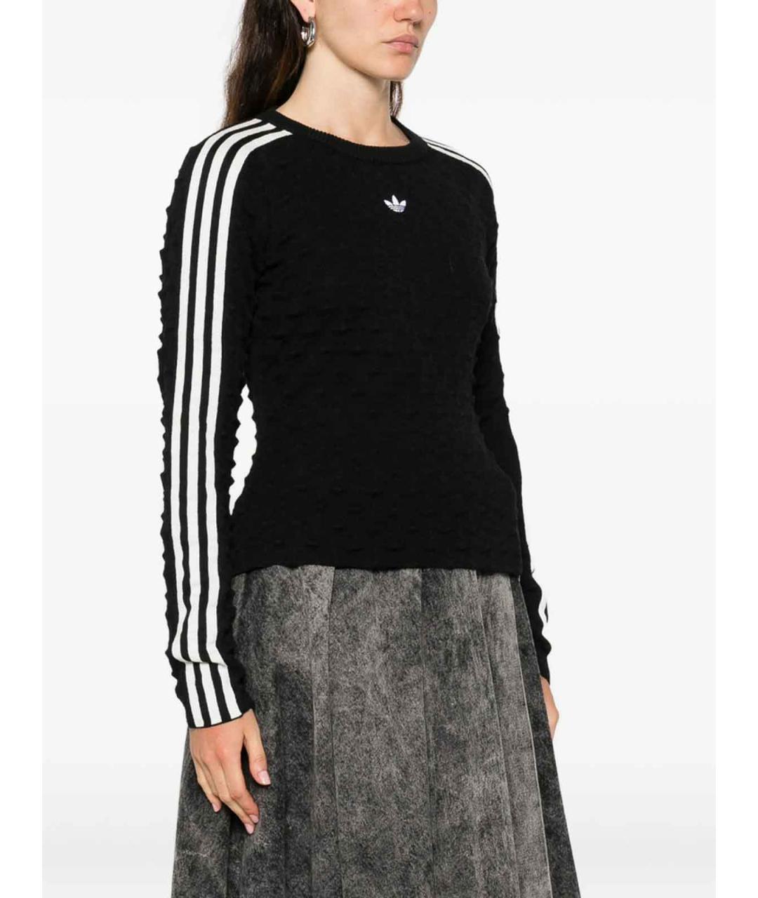 ADIDAS Черный шерстяной джемпер / свитер, фото 5
