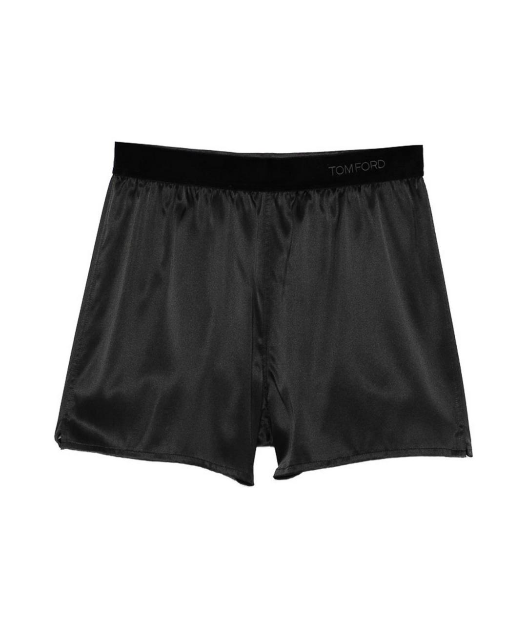 TOM FORD Черные шелковые шорты, фото 1