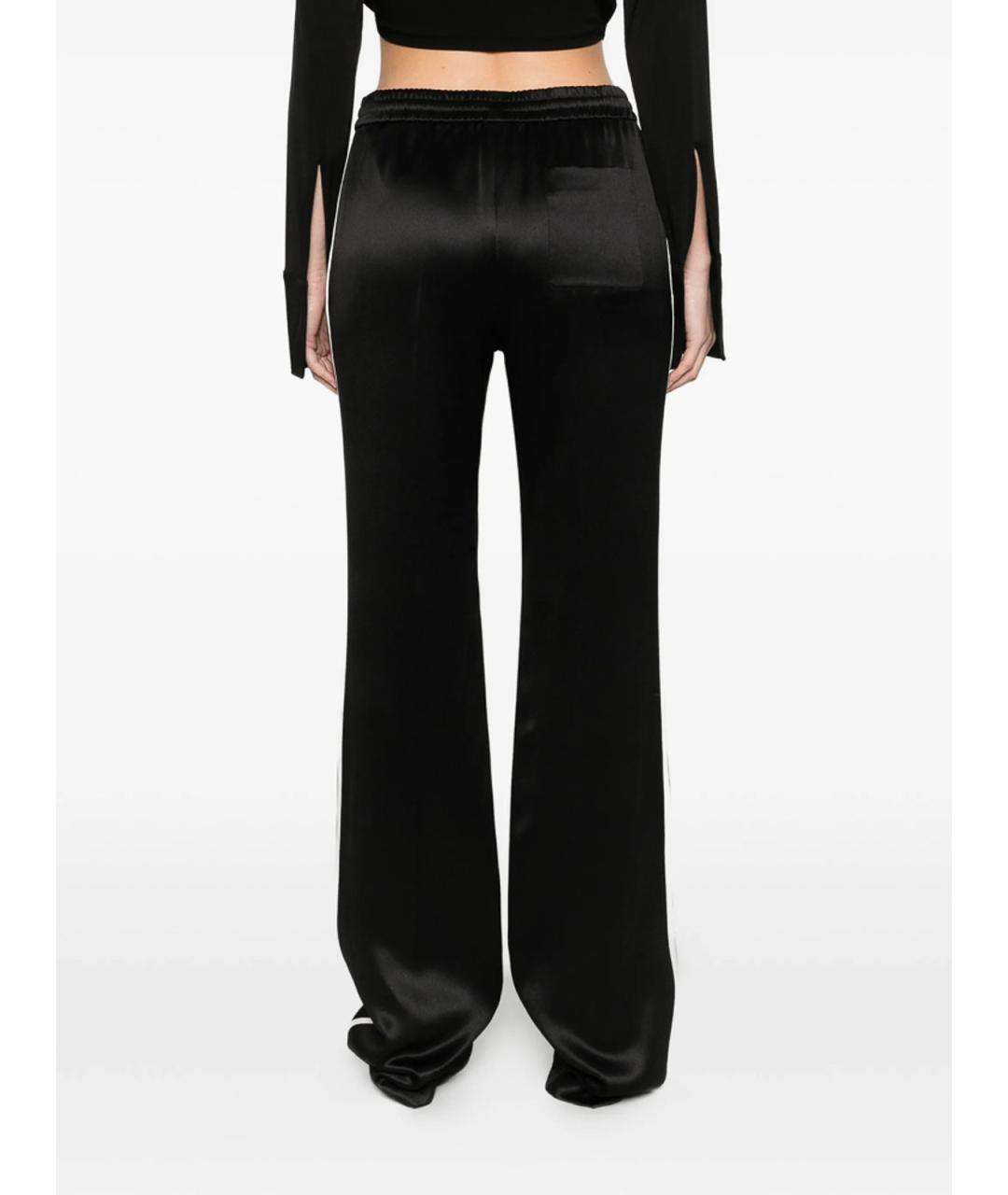 TOM FORD Черные шелковые прямые брюки, фото 3