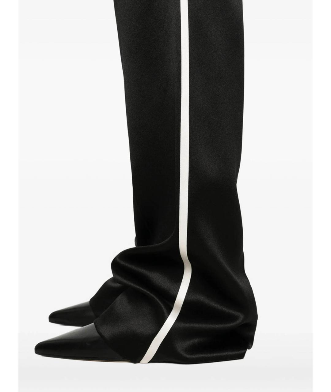 TOM FORD Черные шелковые прямые брюки, фото 4