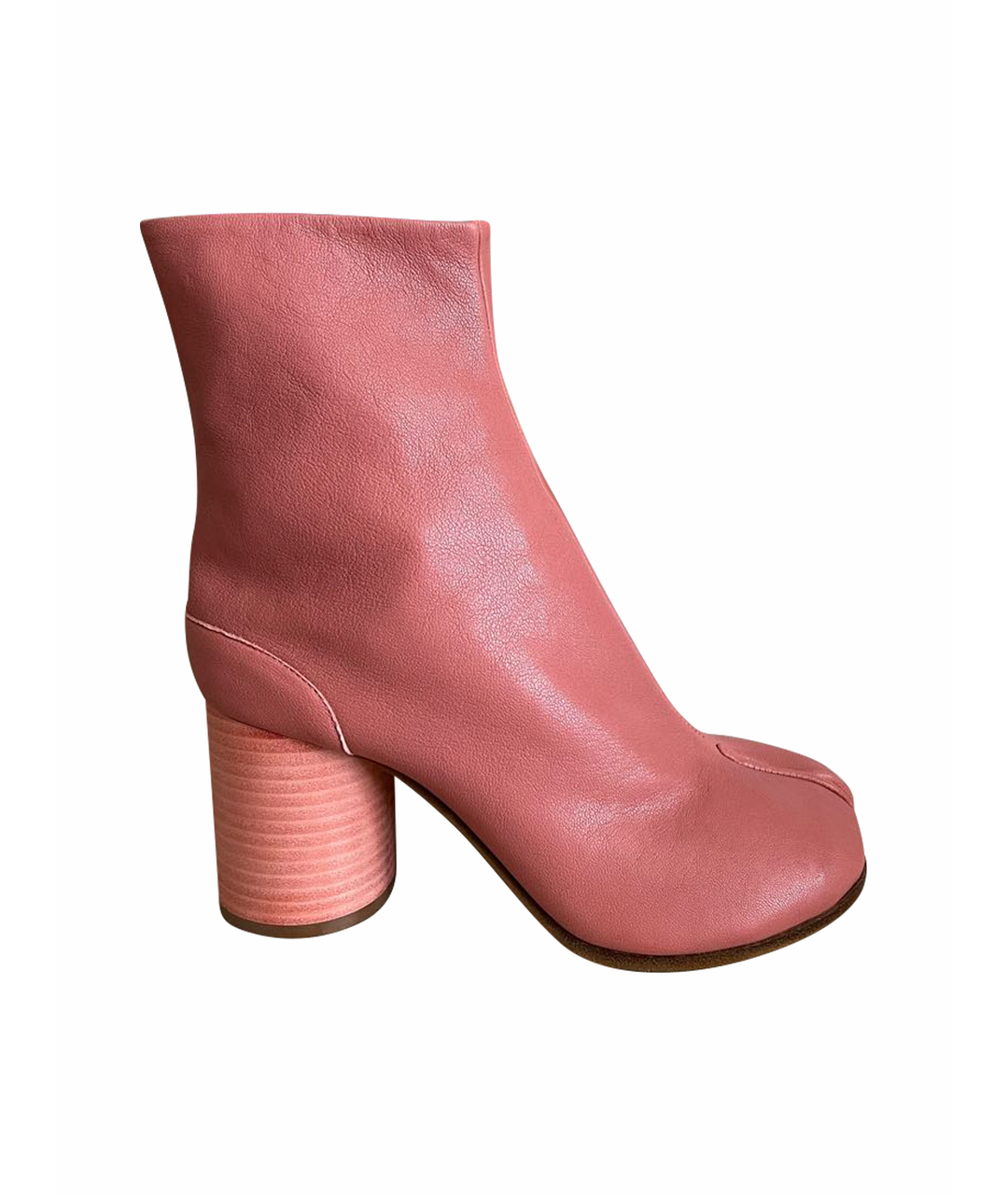 MAISON MARGIELA Розовые кожаные ботильоны, фото 1