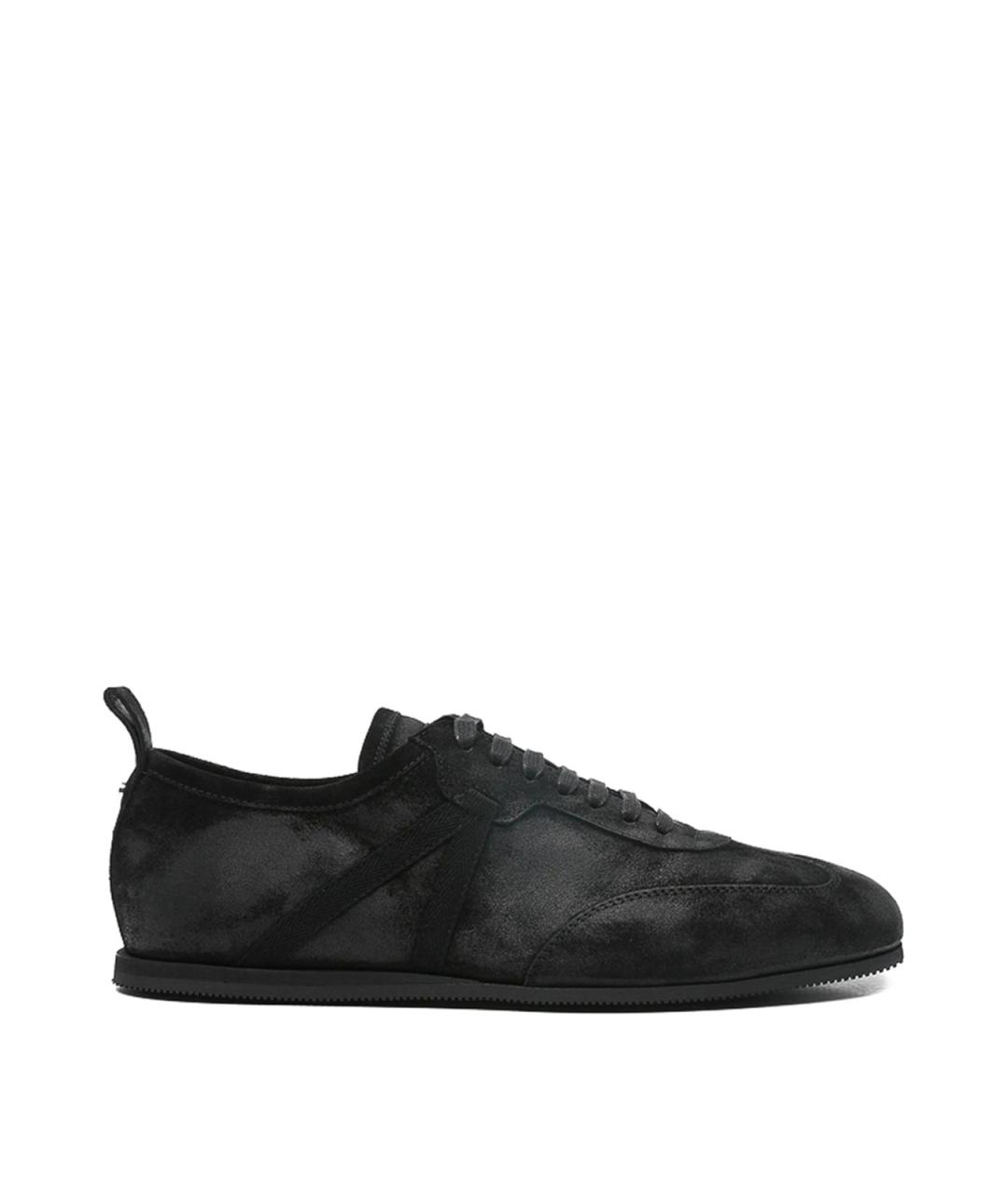ANN DEMEULEMEESTER Черные низкие кроссовки / кеды, фото 1