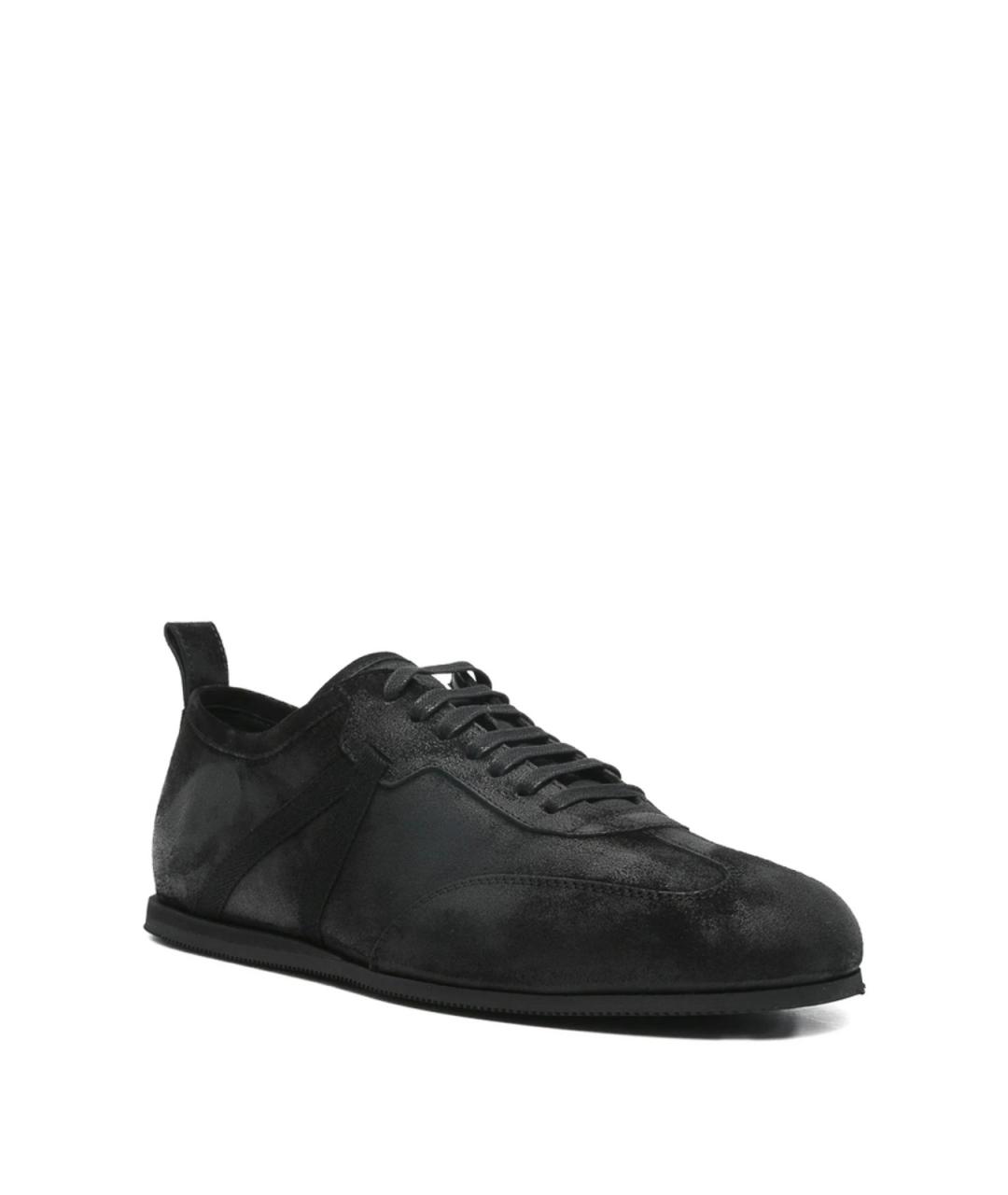 ANN DEMEULEMEESTER Черные низкие кроссовки / кеды, фото 2