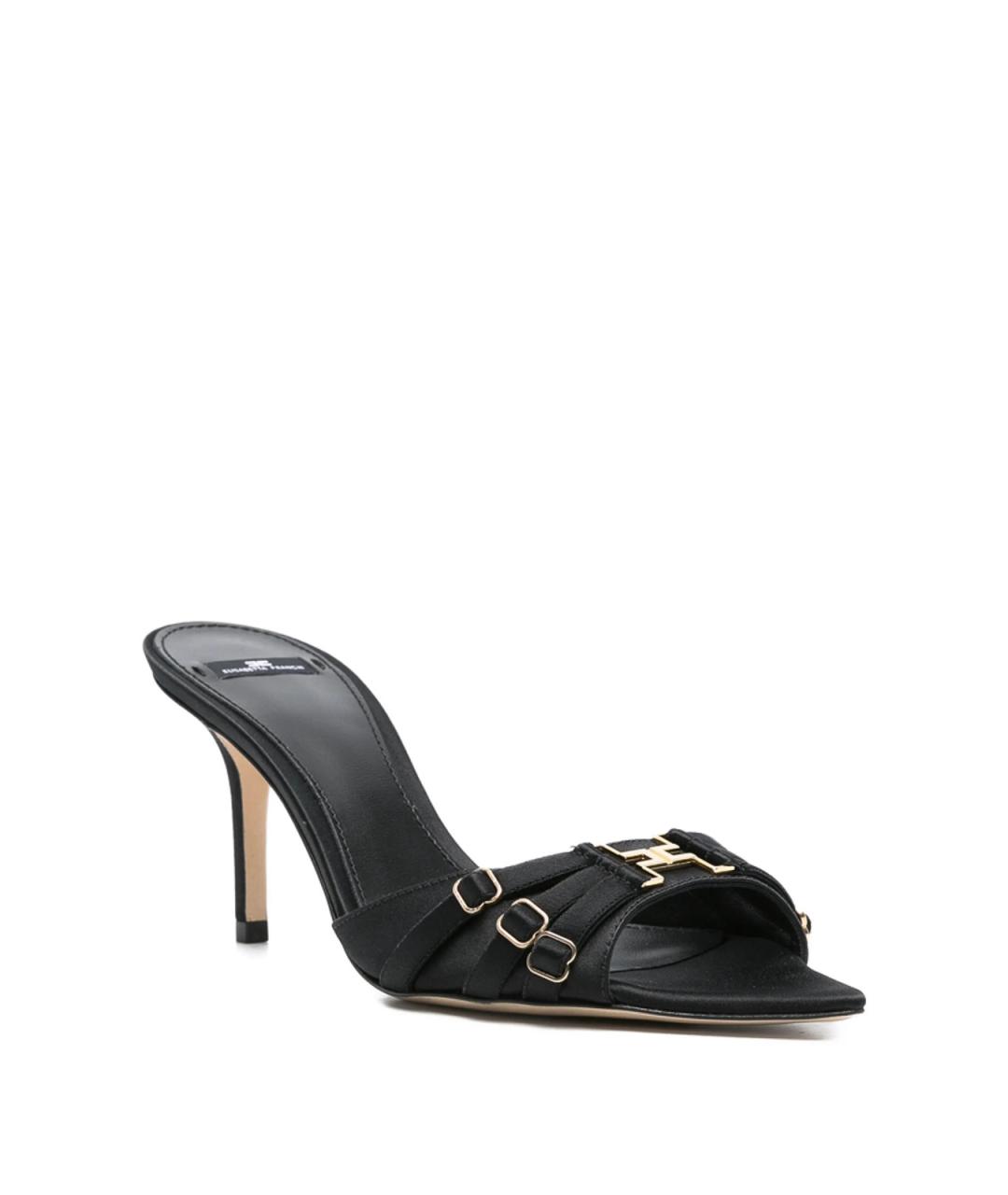 ELISABETTA FRANCHI Черные мюли, фото 2