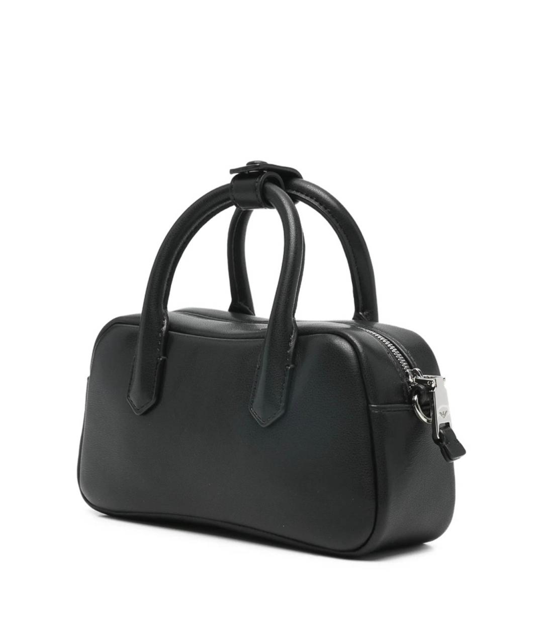 EMPORIO ARMANI Черная синтетическая сумка через плечо, фото 3