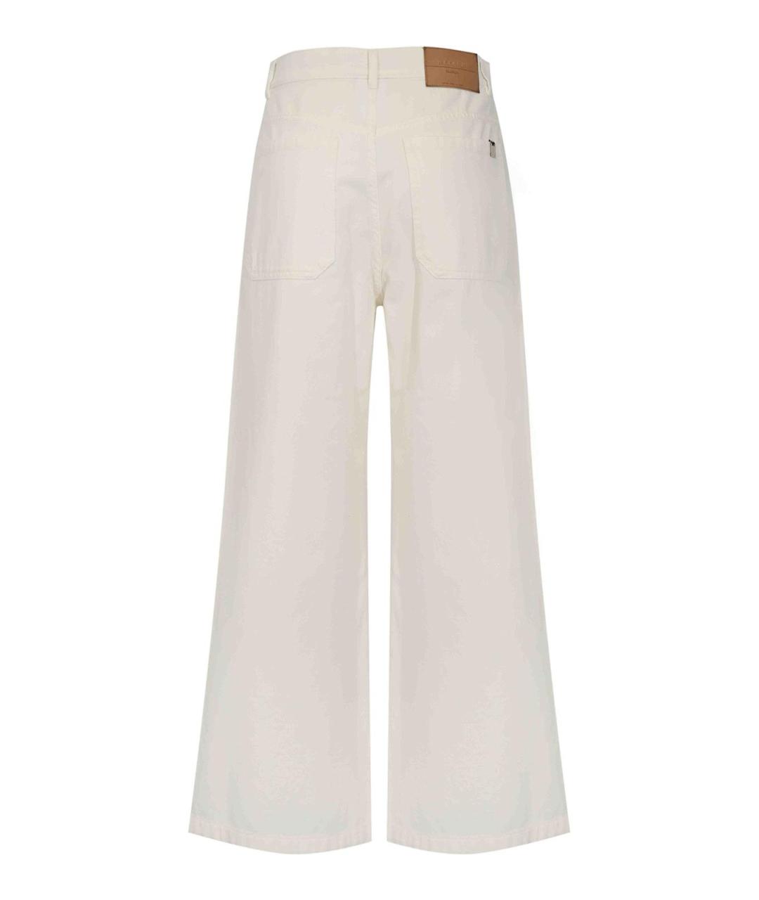WEEKEND MAX MARA Мульти хлопковые брюки широкие, фото 2
