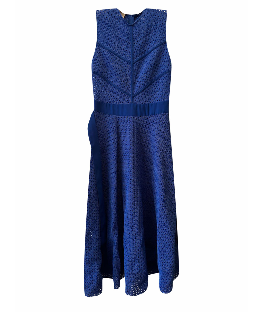 PINKO Синее полиамидовое коктейльное платье, фото 1
