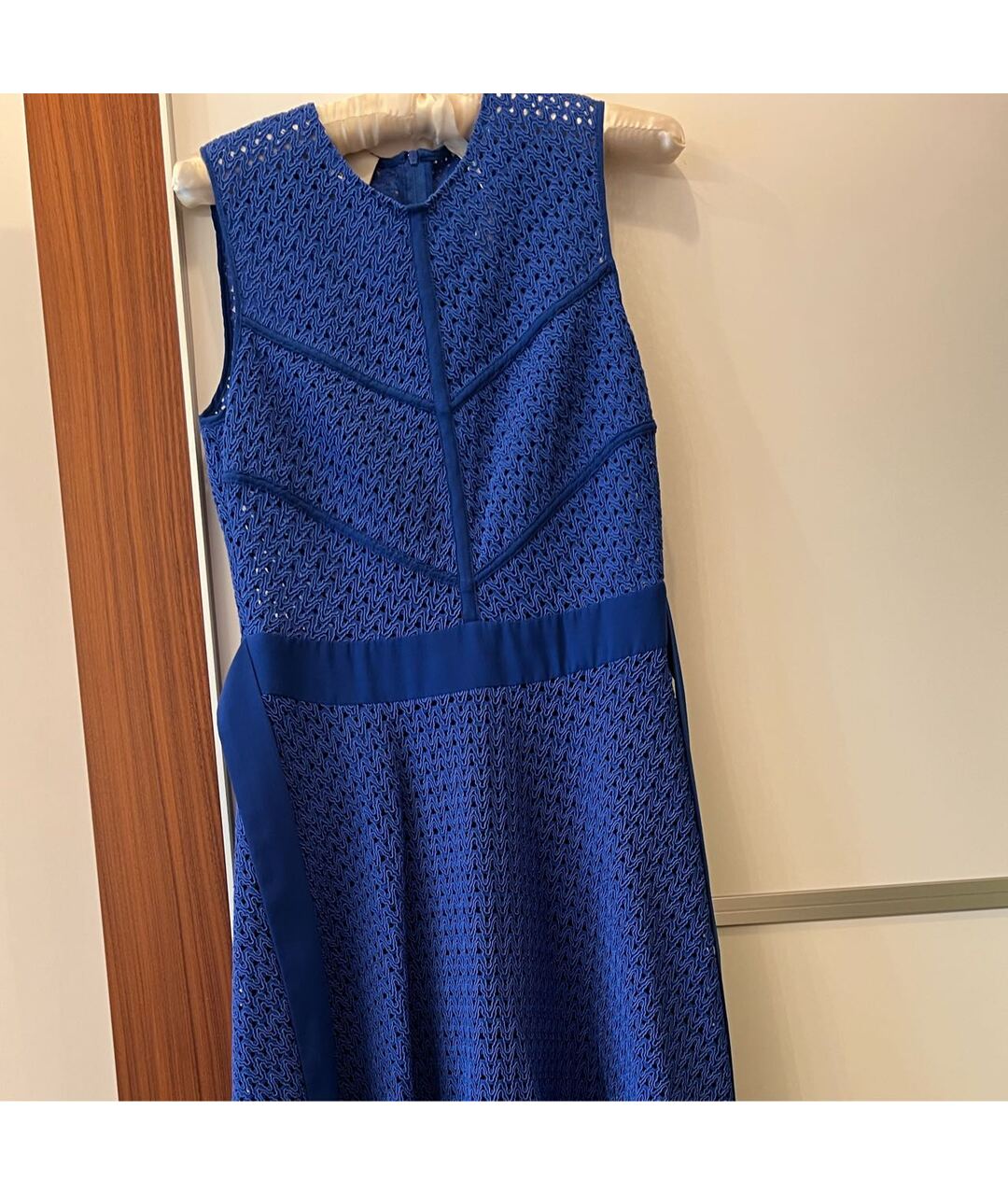 PINKO Синее полиамидовое коктейльное платье, фото 2