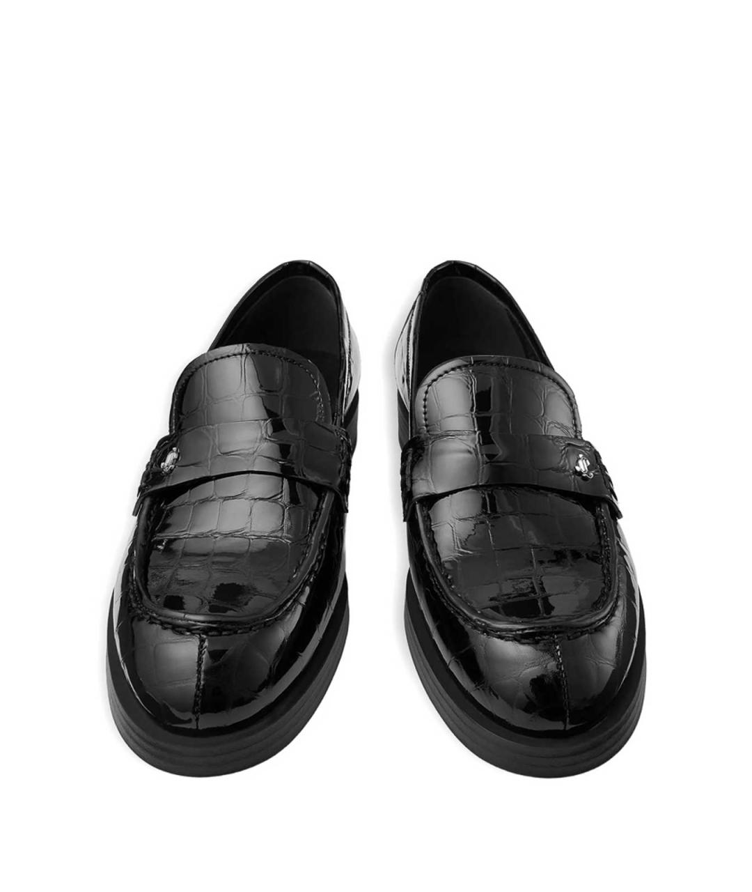 JIMMY CHOO Черные кожаные лоферы, фото 3