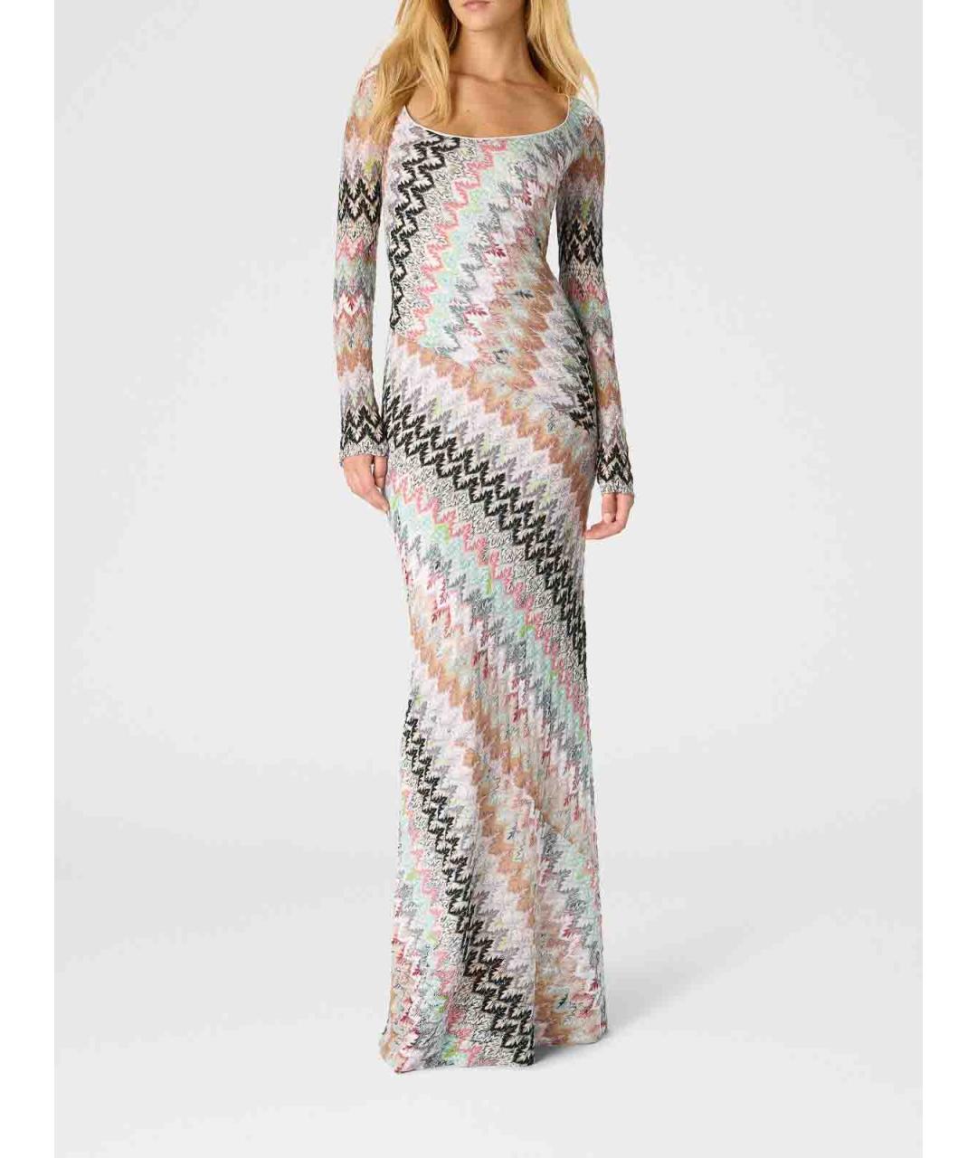 MISSONI Мульти вискозное повседневное платье, фото 2