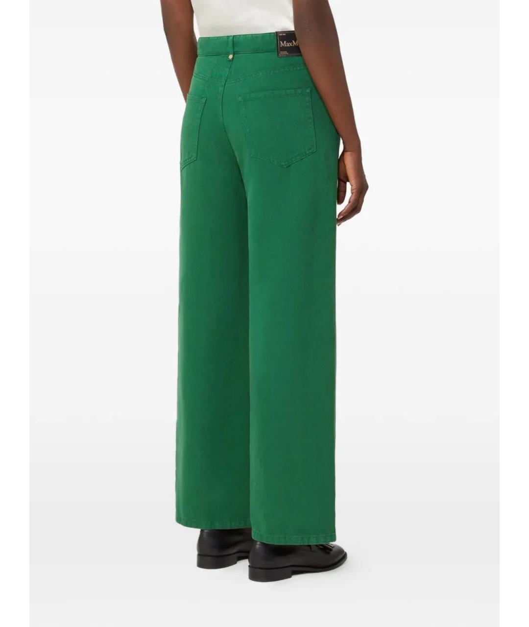 'S MAX MARA Хлопковые прямые брюки, фото 3