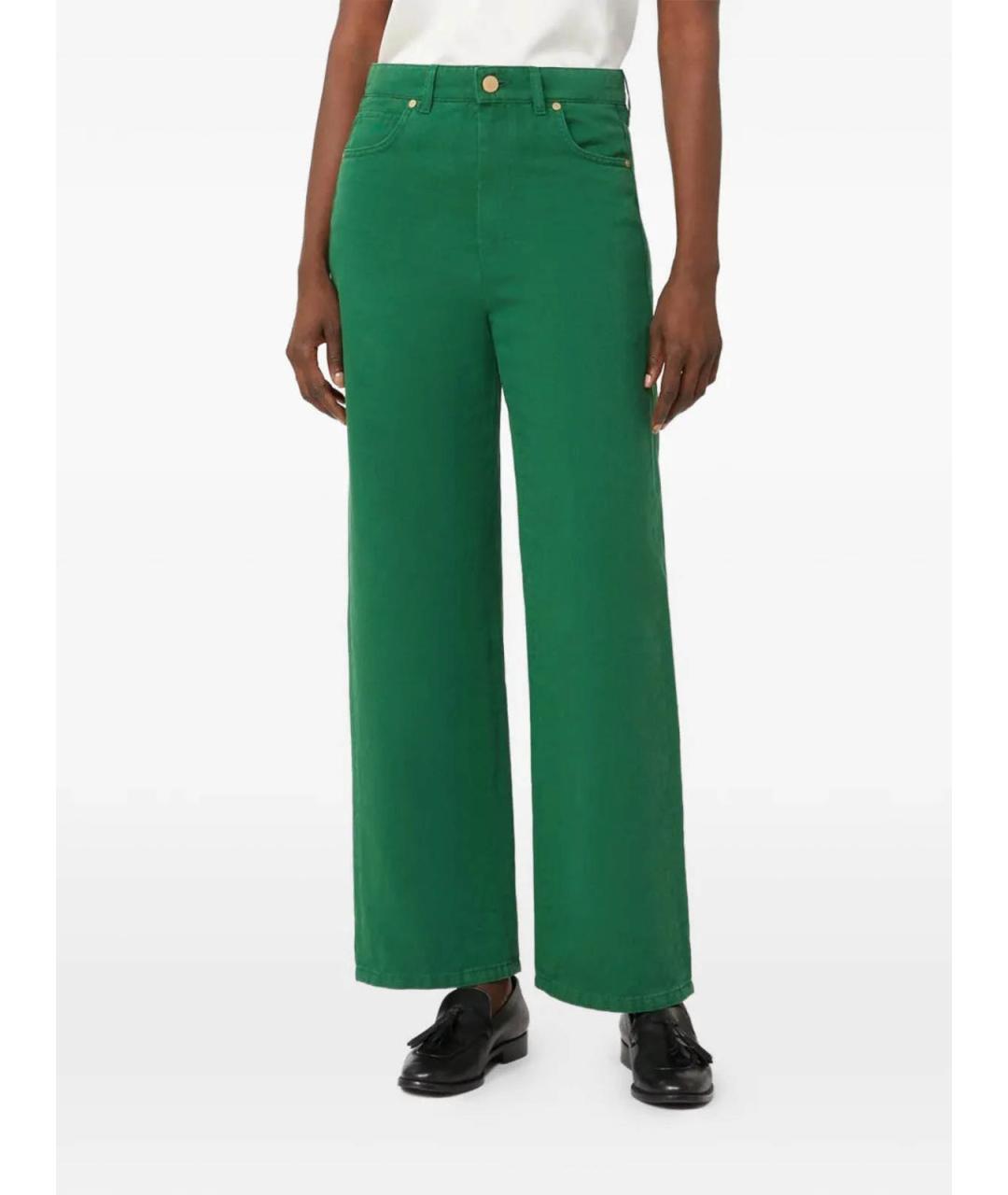 'S MAX MARA Хлопковые прямые брюки, фото 2